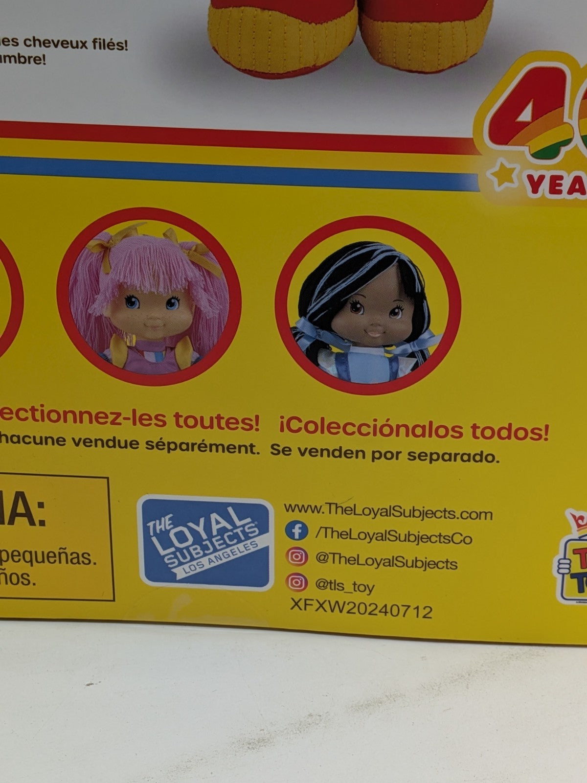 The Loyal Subjects (2024) Rainbow Brite 40th Anniversary 12" Doll 