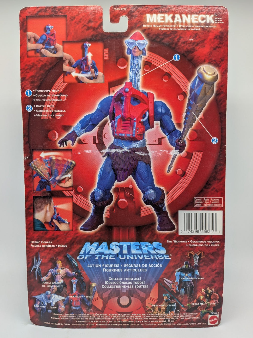Mattel 2002 Masters of the Universe Mekaneck Action Figure (200x)