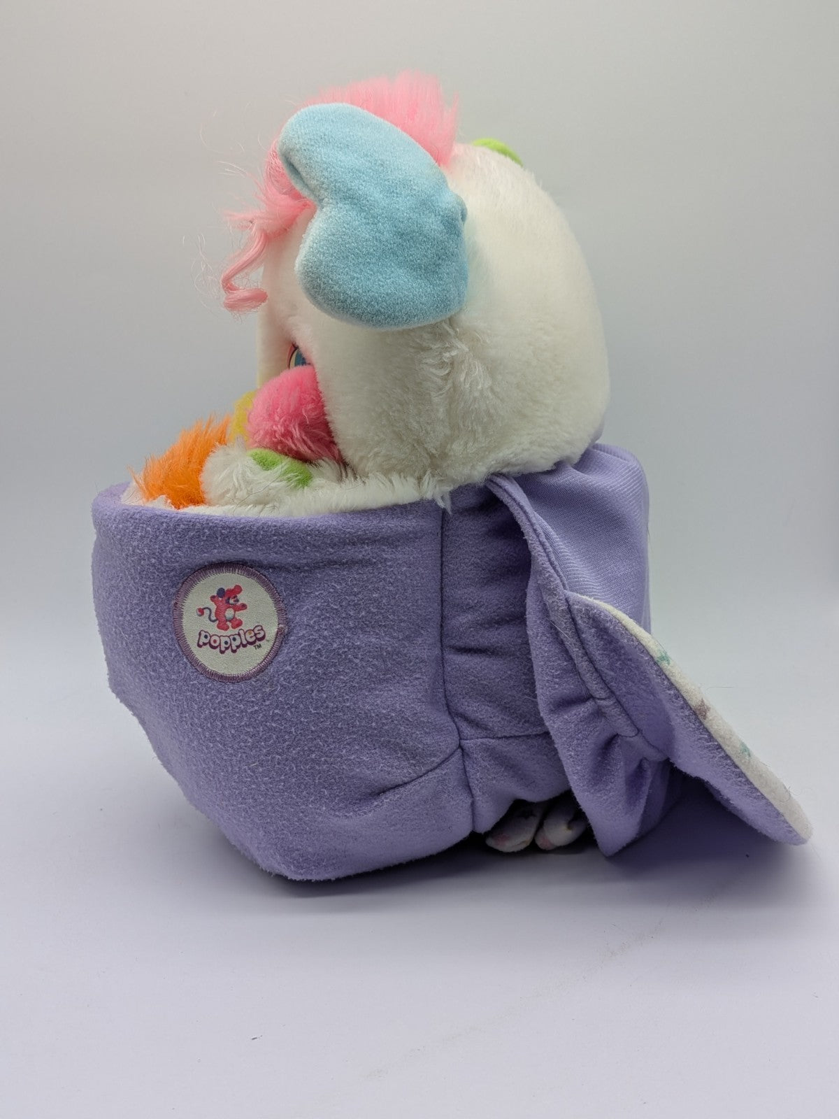 Mattel 1986 Popples Baby Bibsy 