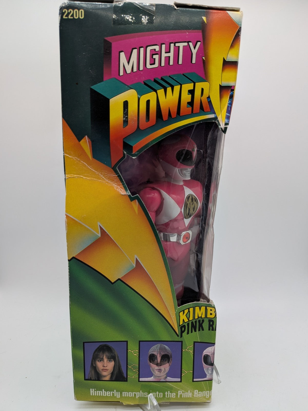 Bandai 1993 Mighty Morphin Power Rangers Kimberly Pink Ranger 8"
