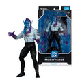 Action figure of Eclipso from DC Multiverse with packaging on a white background