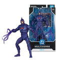 Blue superhero action figure with packaging displaying 'DC Multiverse' branding.