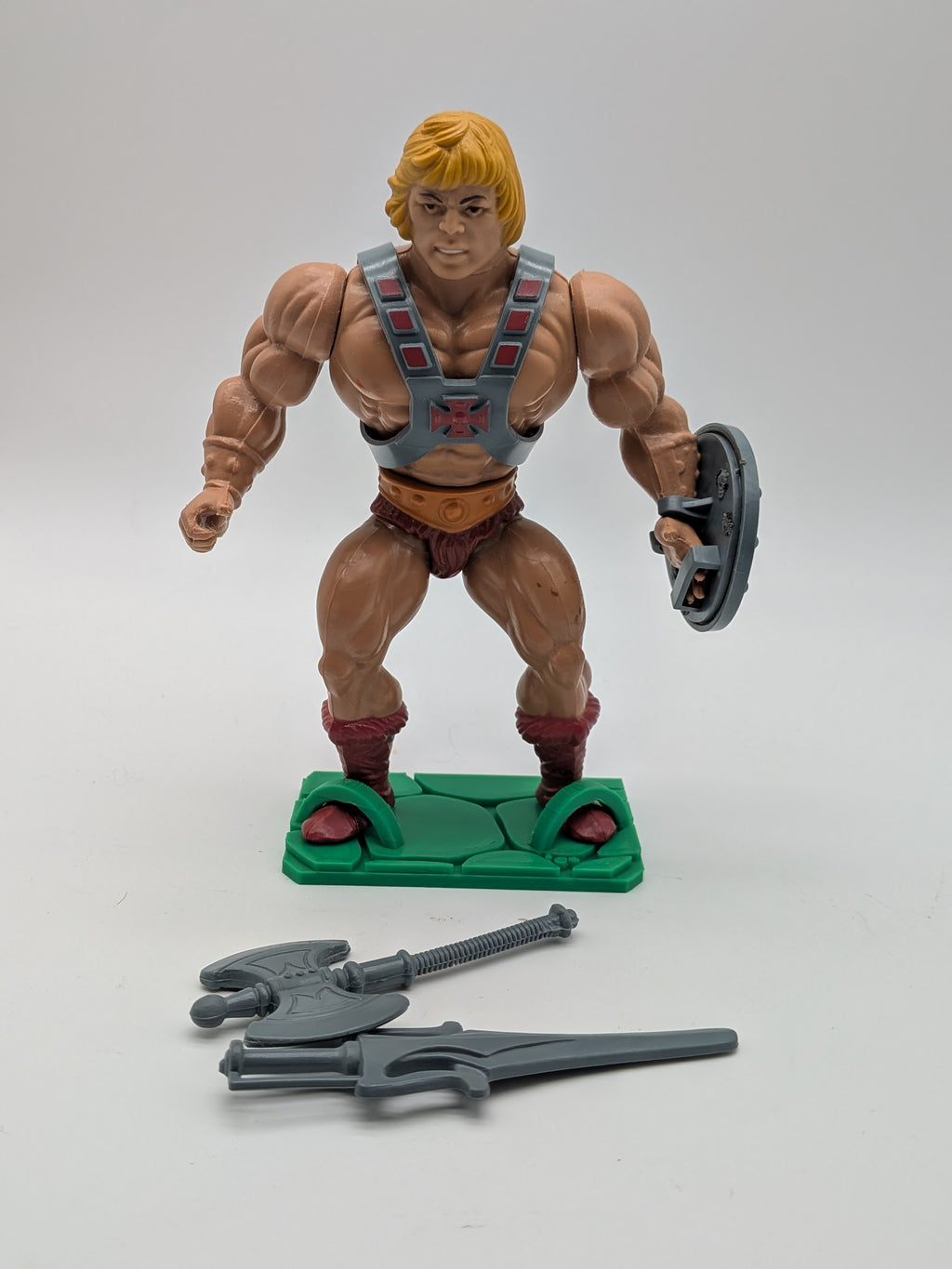 Mattel 1982 Masters of the Universe He-Man Mexico Soft Head - Loose (Complete)