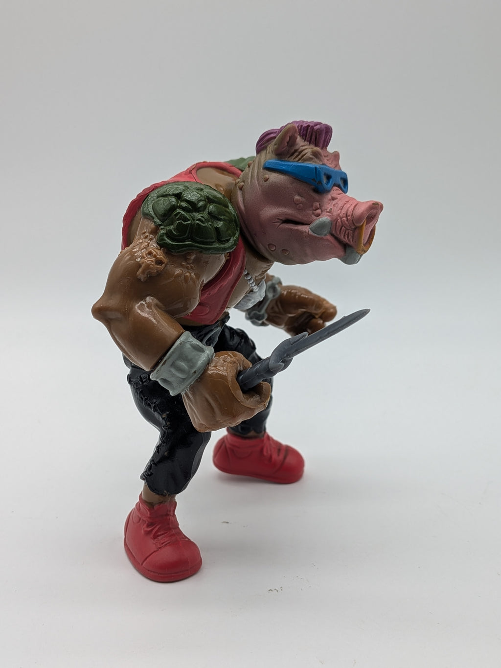 Playmates 1988 Teenage Mutant Ninja Turtles Bebop Soft Head - Loose (Complete)