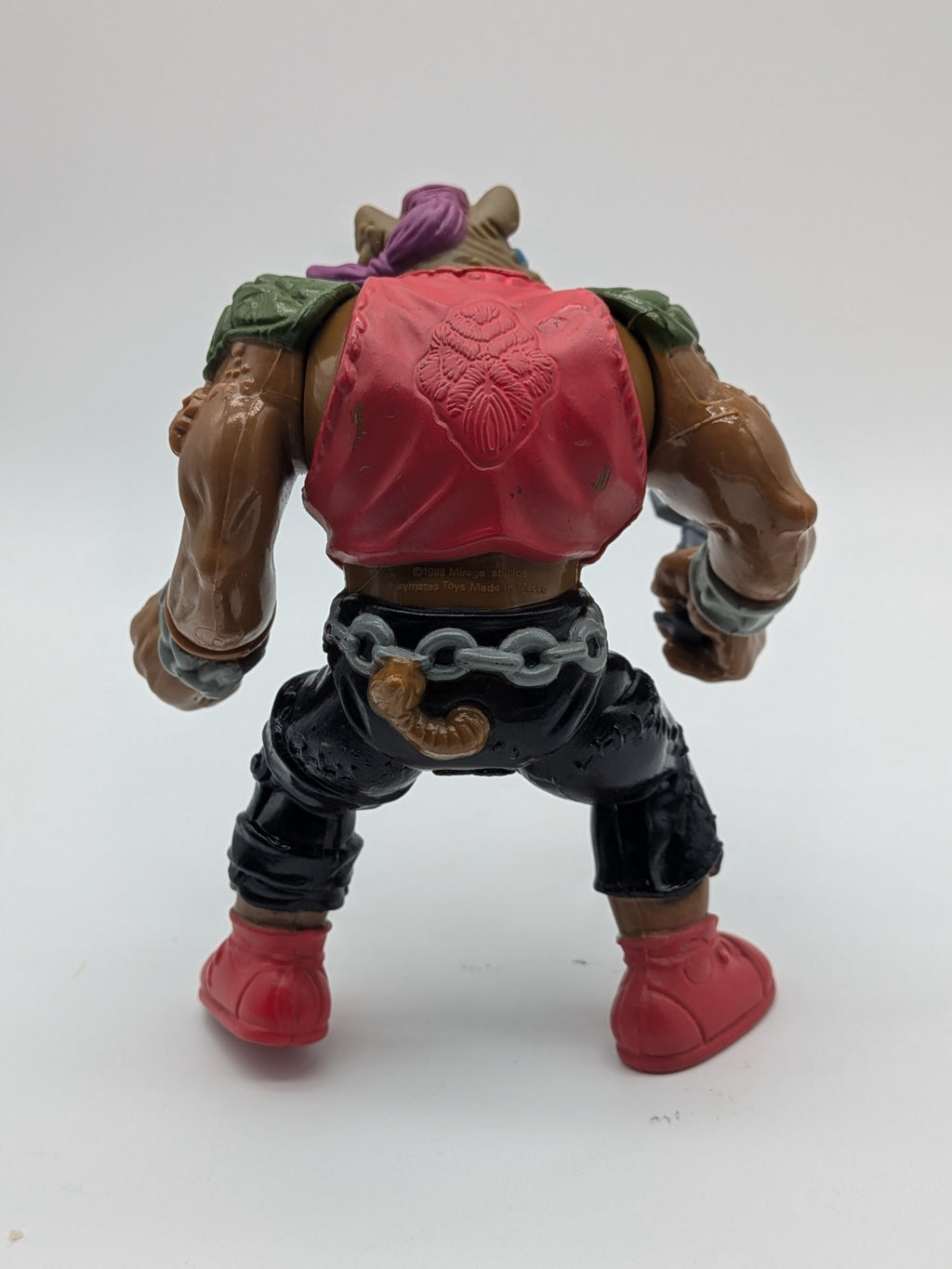 Playmates 1988 Teenage Mutant Ninja Turtles Bebop Soft Head - Loose (Complete)