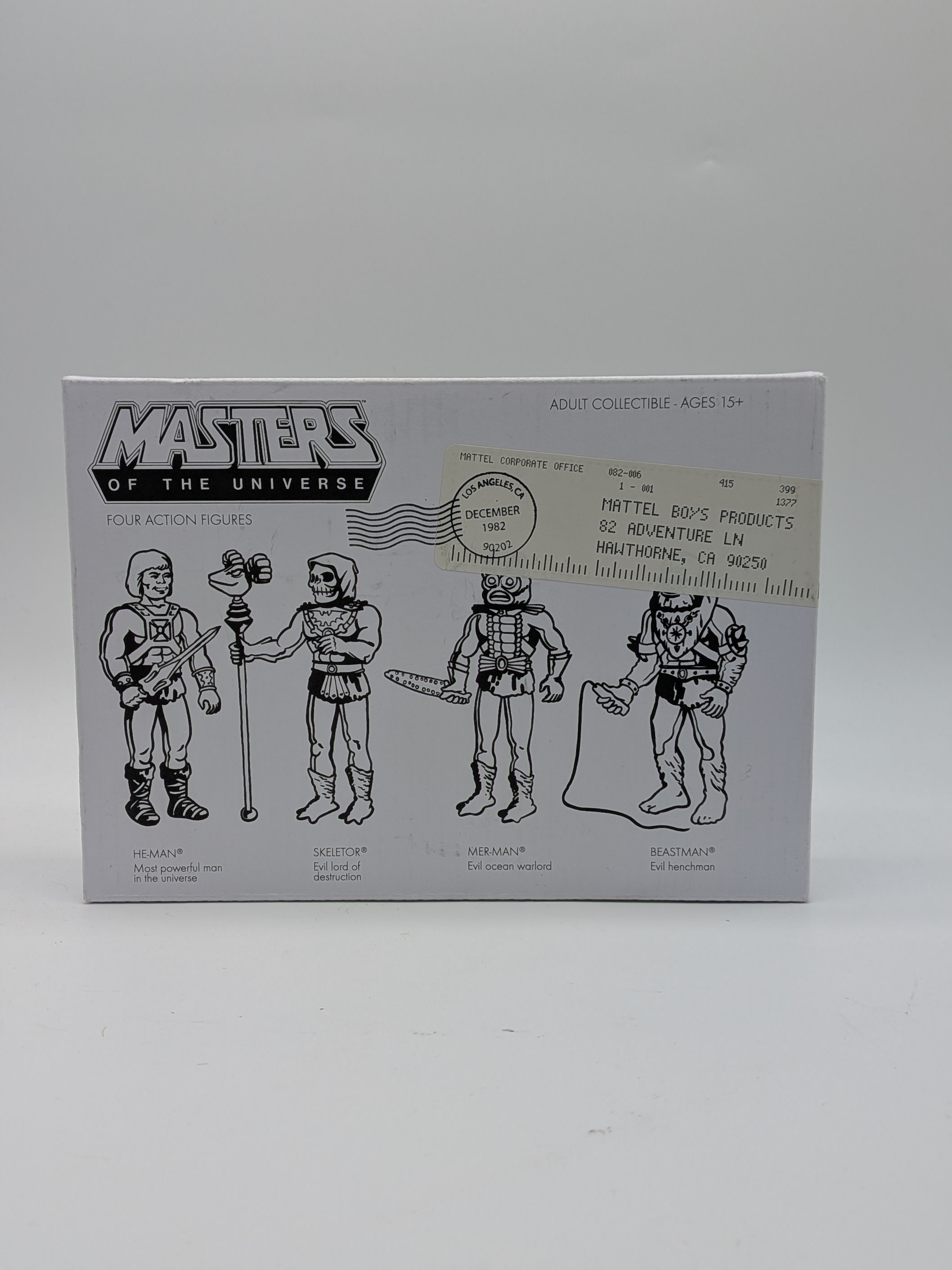 Super7 2015 Masters of the Universe Prototype Stage 1 Four Action Figures Set