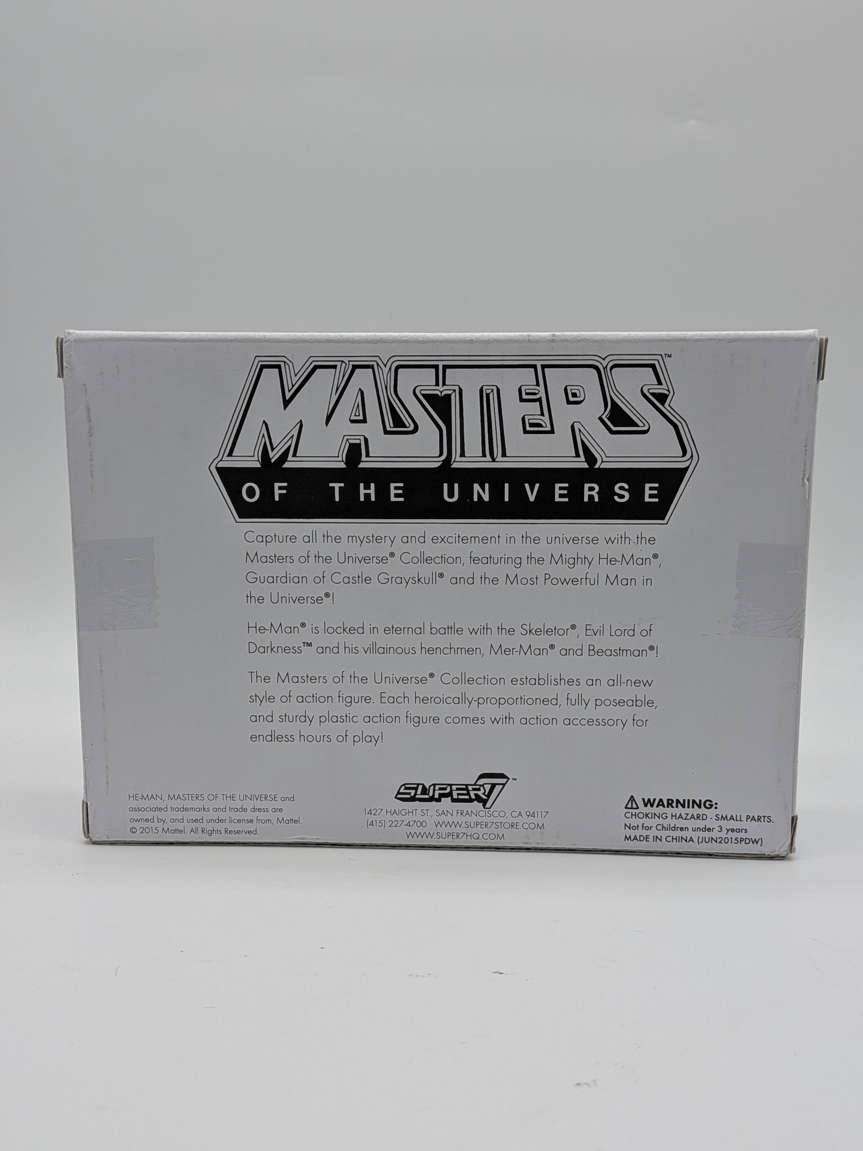 Super7 2015 Masters of the Universe Prototype Stage 1 Four Action Figures Set