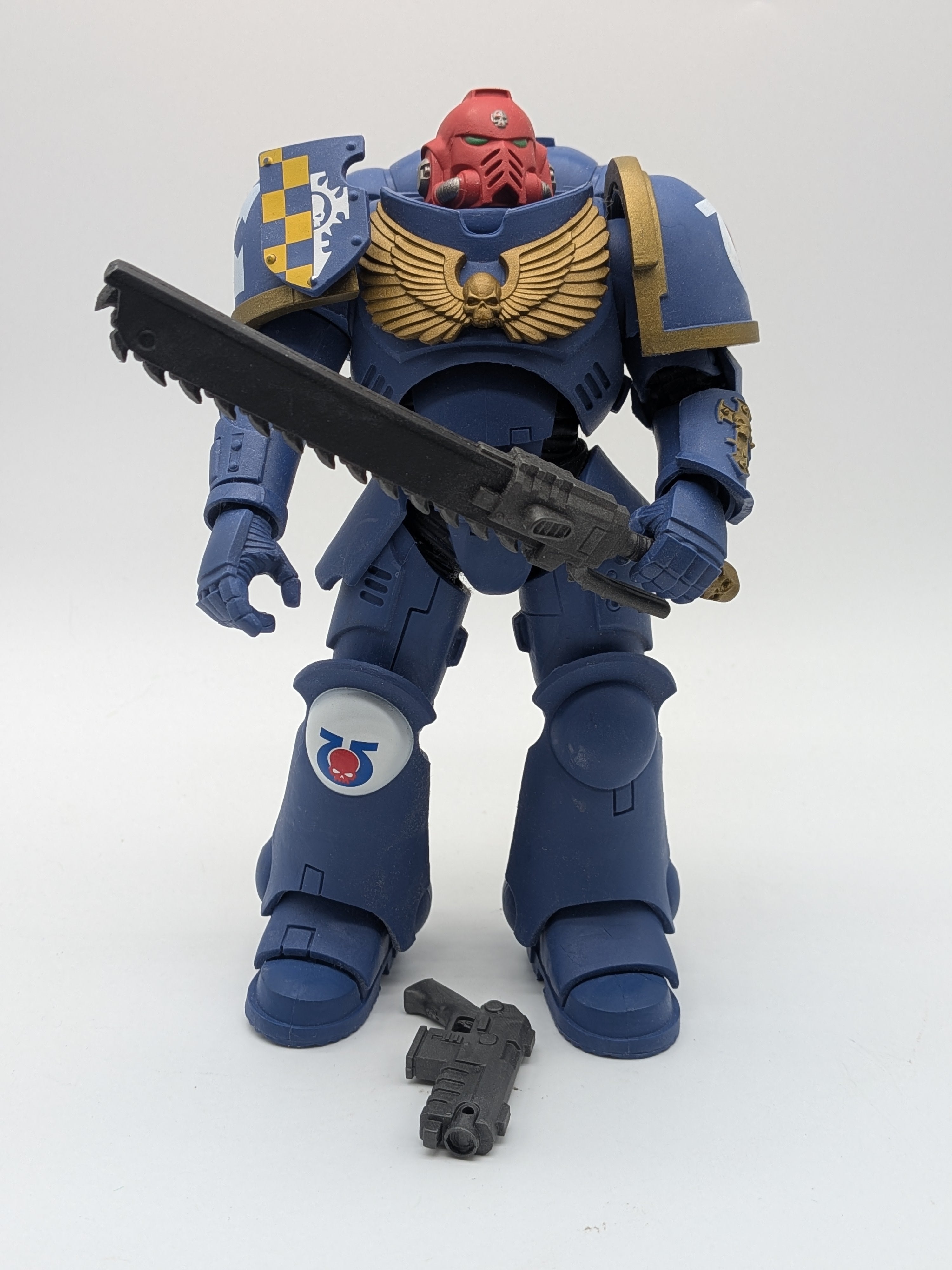 McFarlane 2020 Warhammer 40K Ultramarines Primaris Assault Intercessor - Loose (Near Complete)