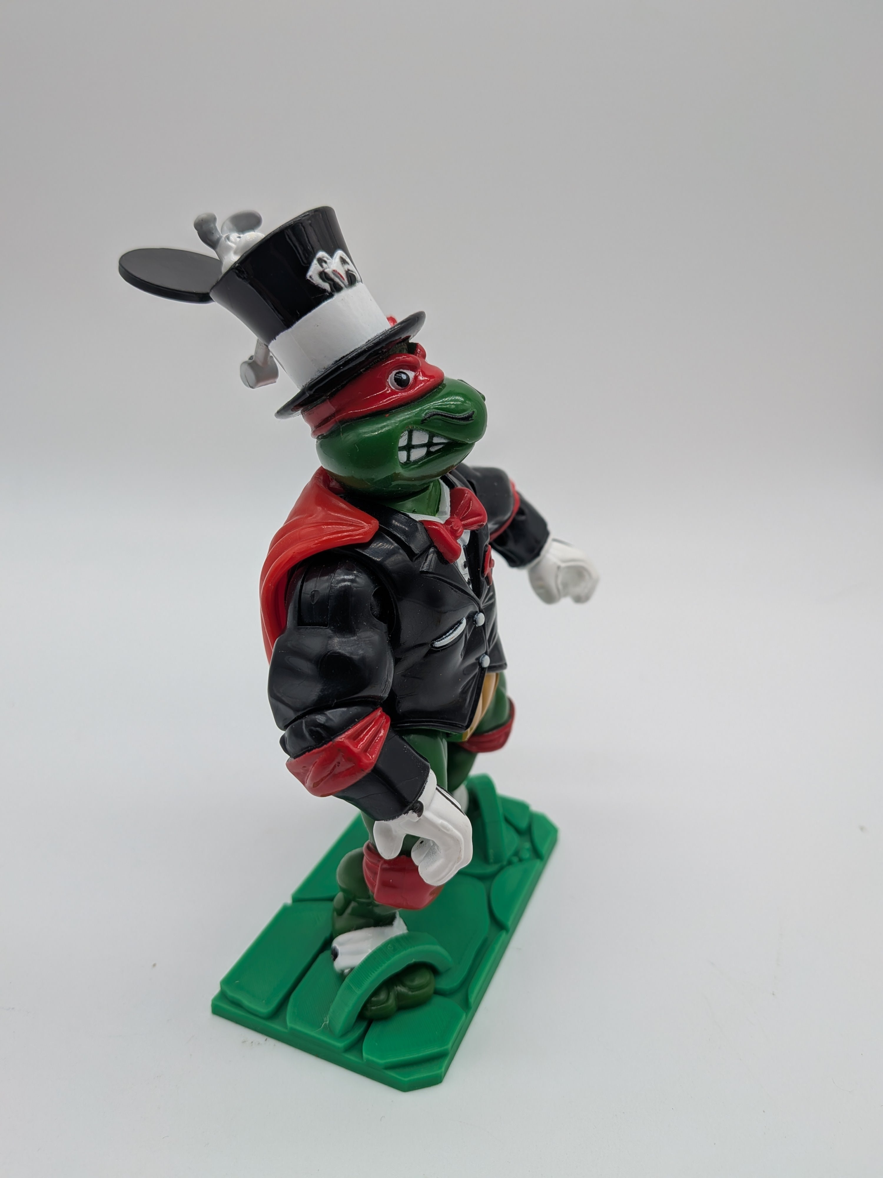 Playmates 1992 Teenage Mutant Ninja Turtles Raph the Magnificent - Loose (Near Complete)