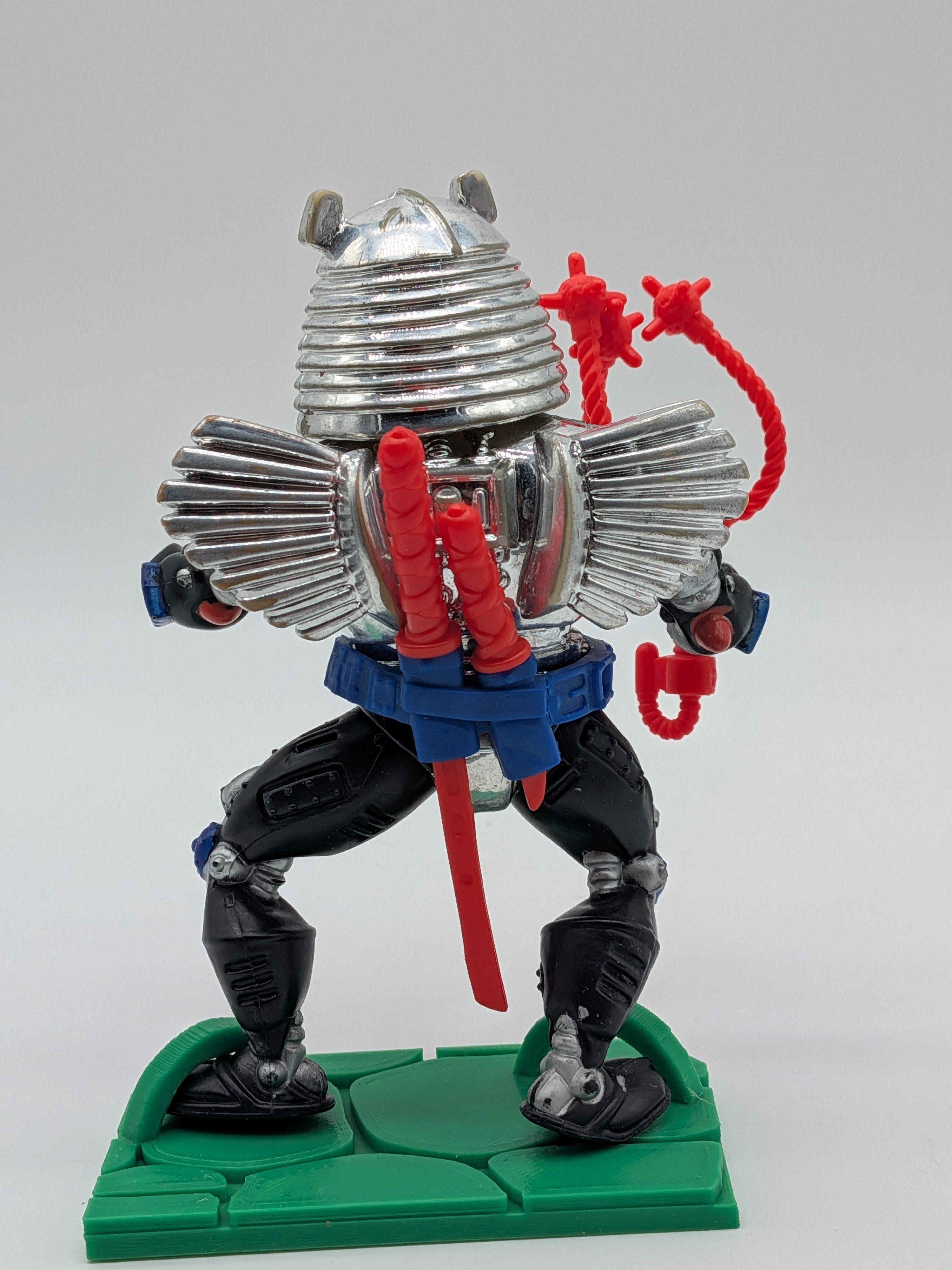 Playmates 1991 Teenage Mutant Ninja Turtles Chrome Dome - Loose (Complete)