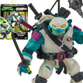 TMNT Slash dressed up as GI Joe Snake Eyes with weapons