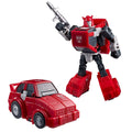 Transformer Cliffjumper toy figure in robot and car form on a white background