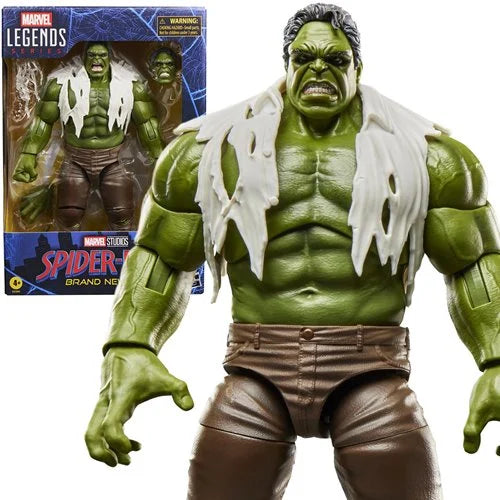Marvel Legends Hulk action figure with packaging in the background