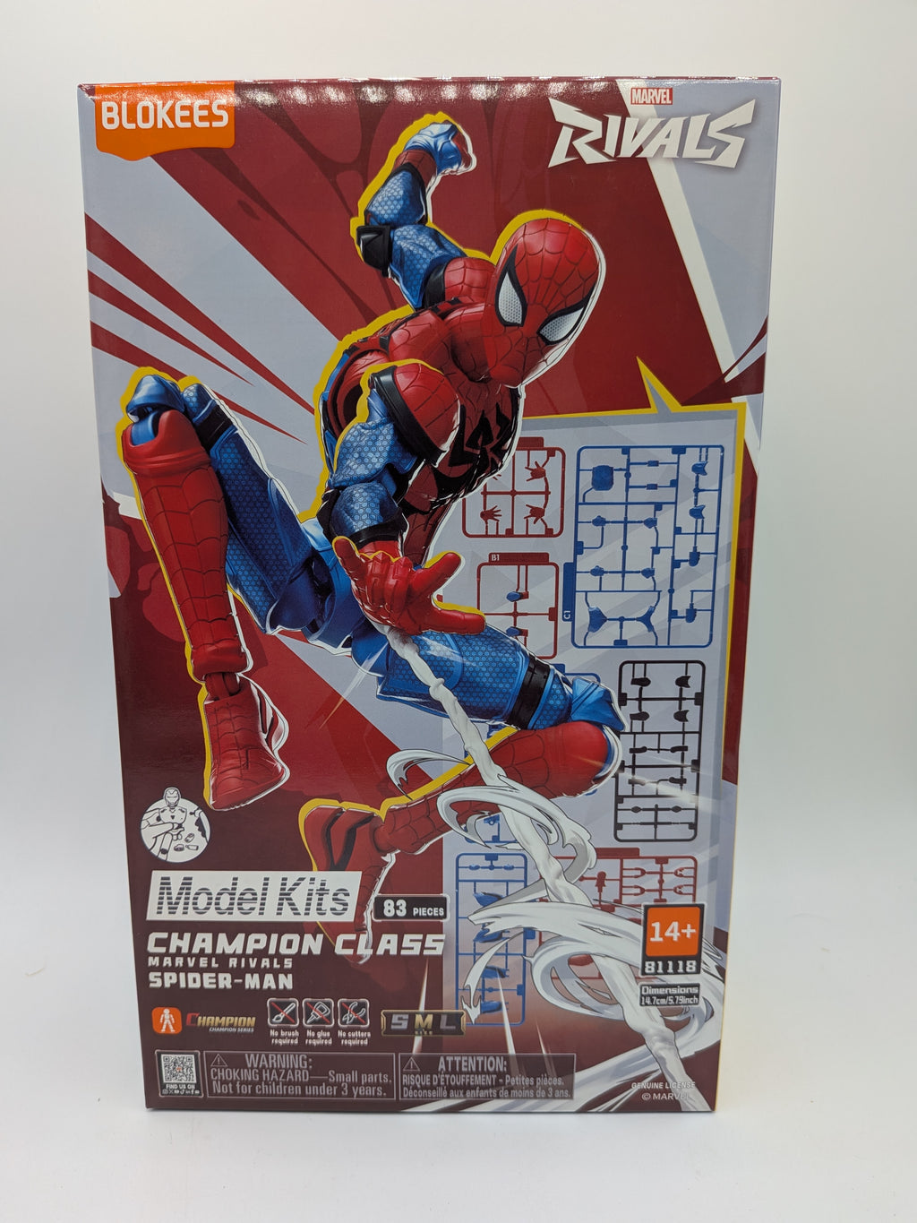 Blokees 2024 Marvel Rivals Spider-Man Model Kit