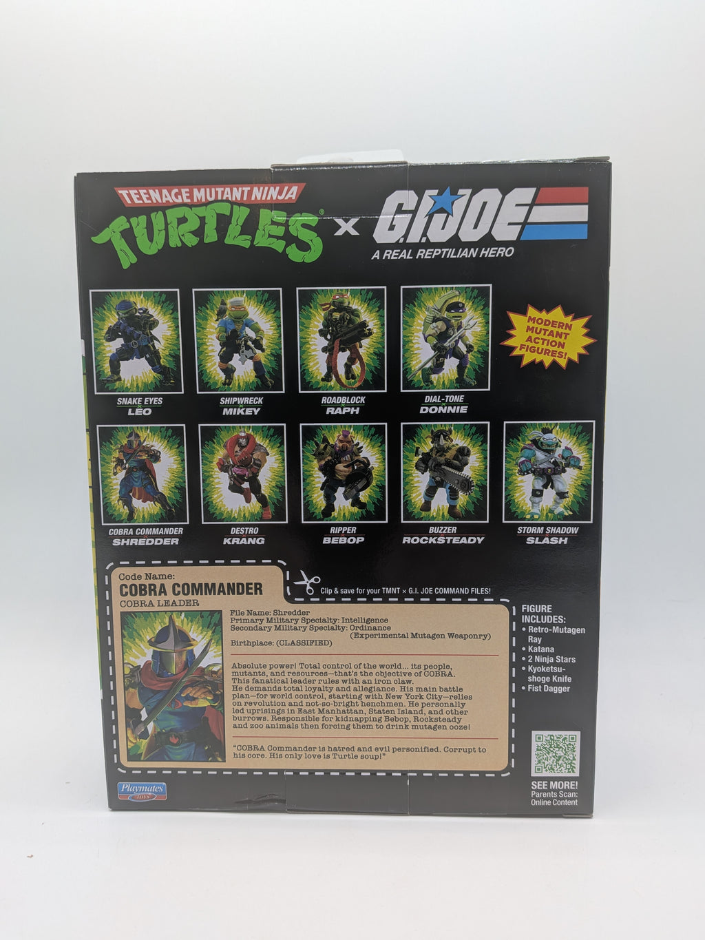 Teenage Mutant Ninja Turtles x G.I. Joe Shredder x Cobra Commander Action Figure