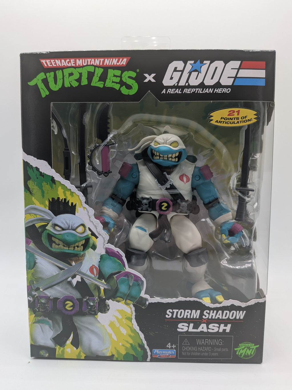 Teenage Mutant Ninja Turtles x G.I. Joe Slash x Storm Shadow Action Figure