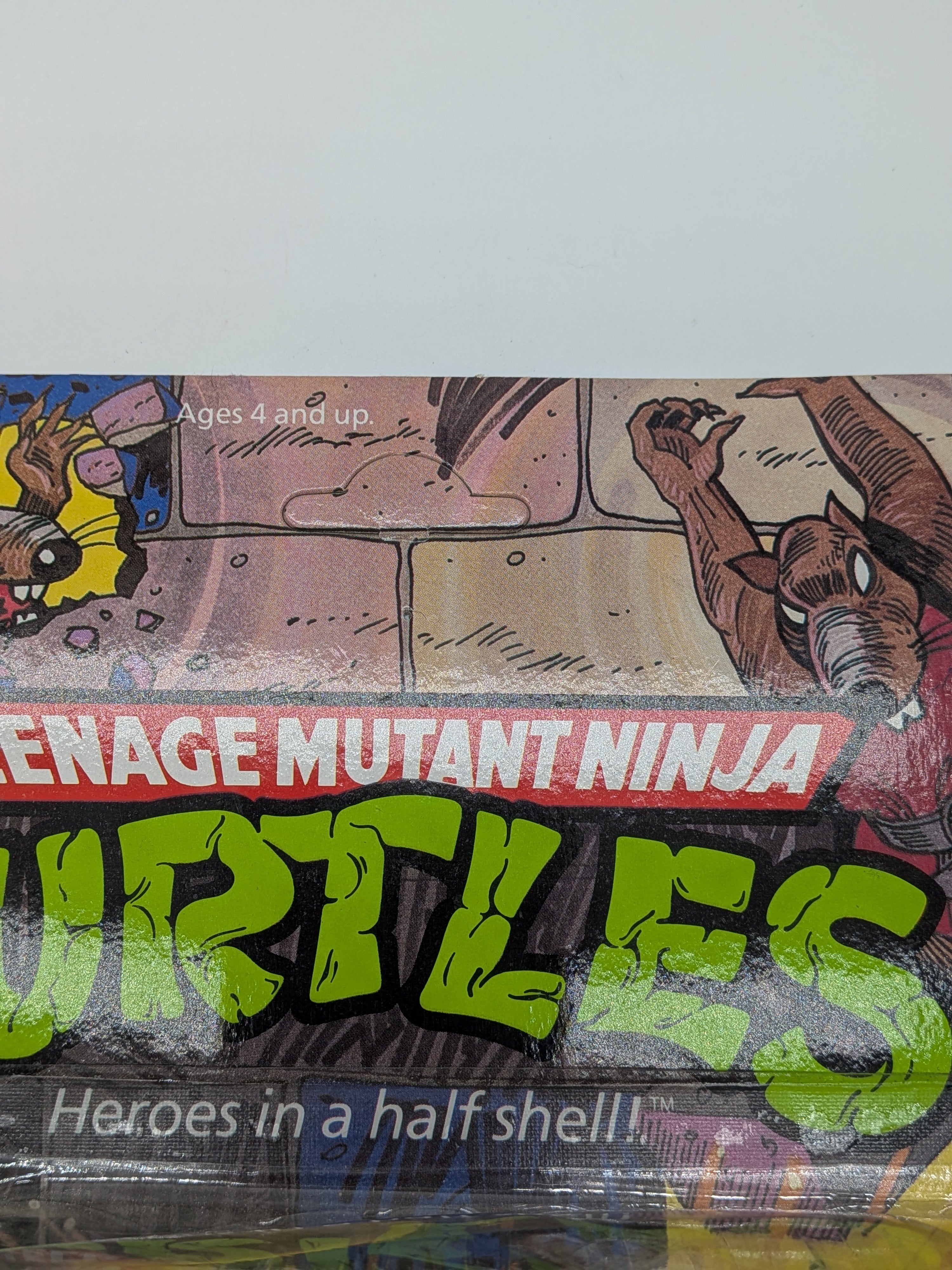 Playmates 1988 Teenage Mutant Ninja Turtles Splinter 10-Back Unpunched Action Figure