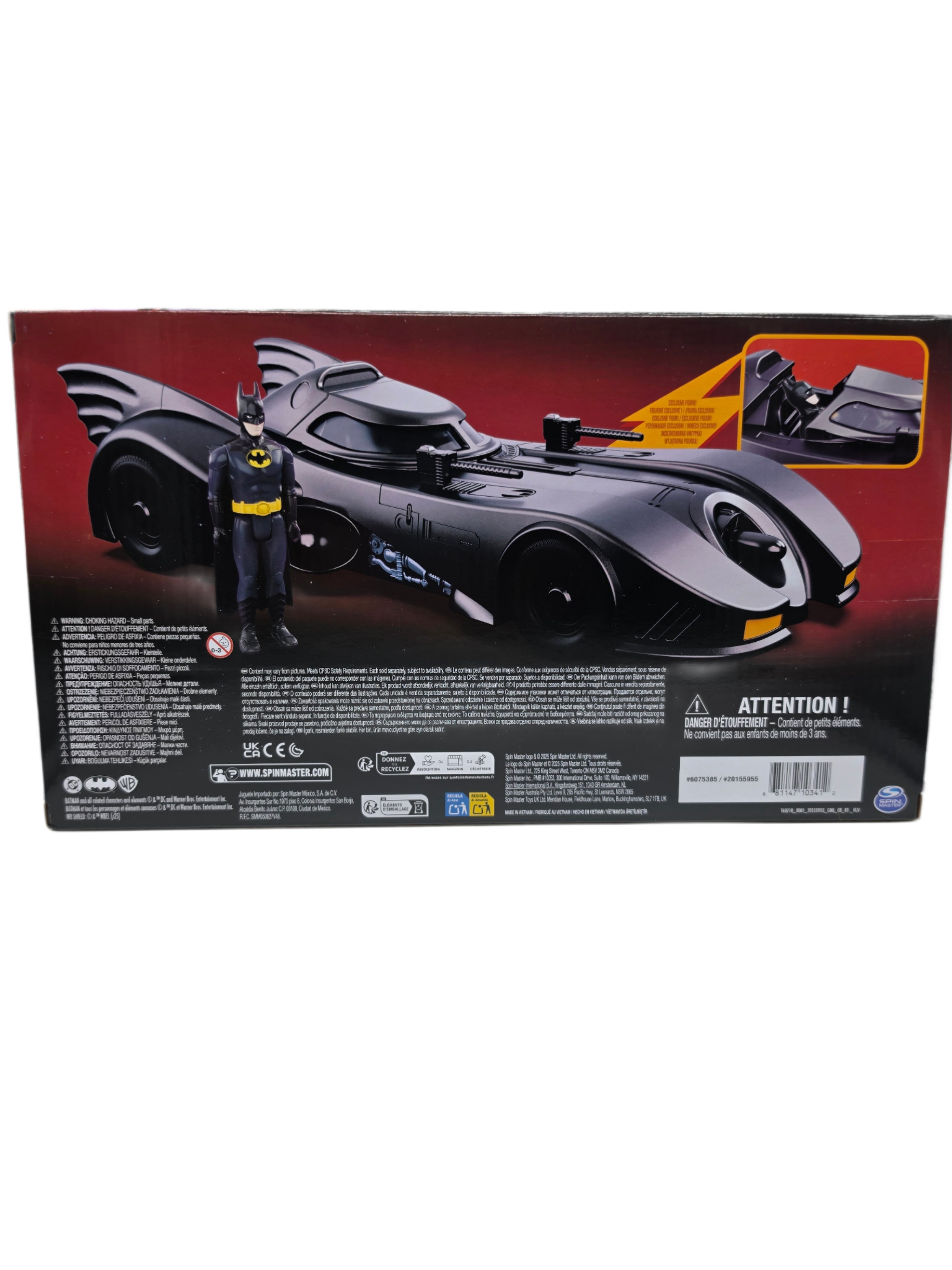 Batmobile 1989 Vehicle and Figure Set
Spin Master Batman and Batmobile