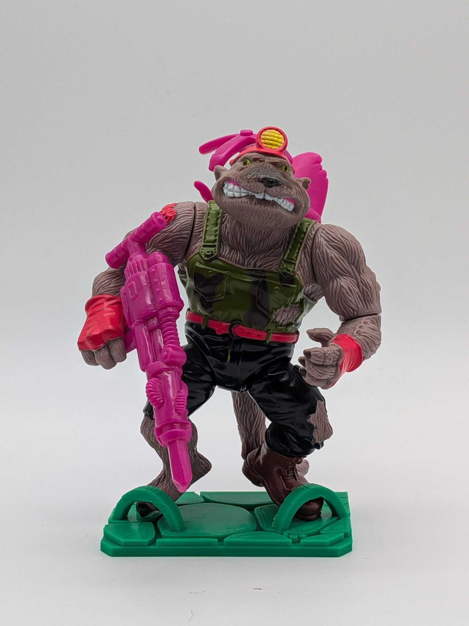 Playmates 1991 Teenage Mutant Ninja Turtles Dirt Bag - Loose (Near Complete)