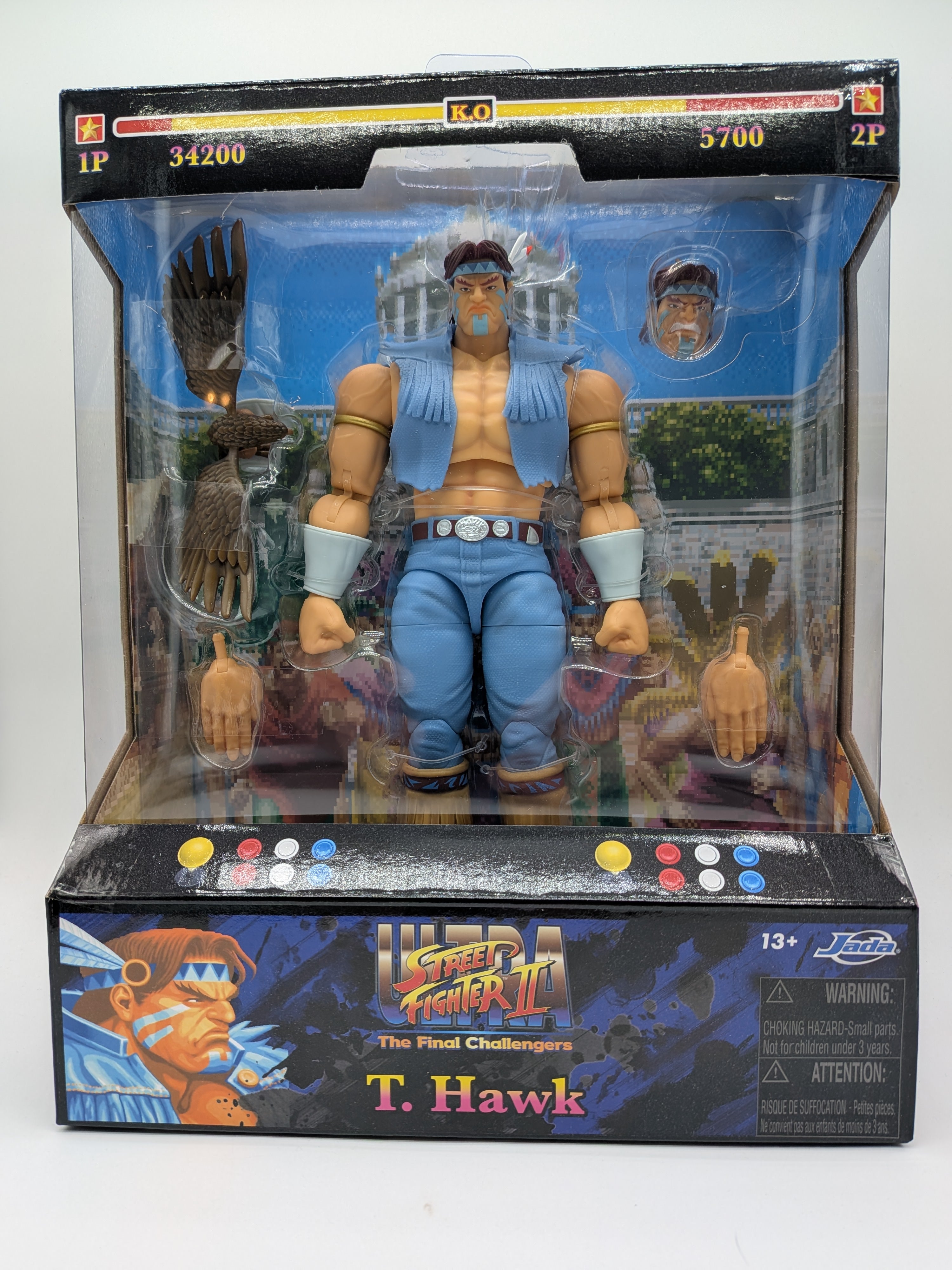 Jada Toys Ultra Street Fighter II T. Hawk Deluxe Action Figure