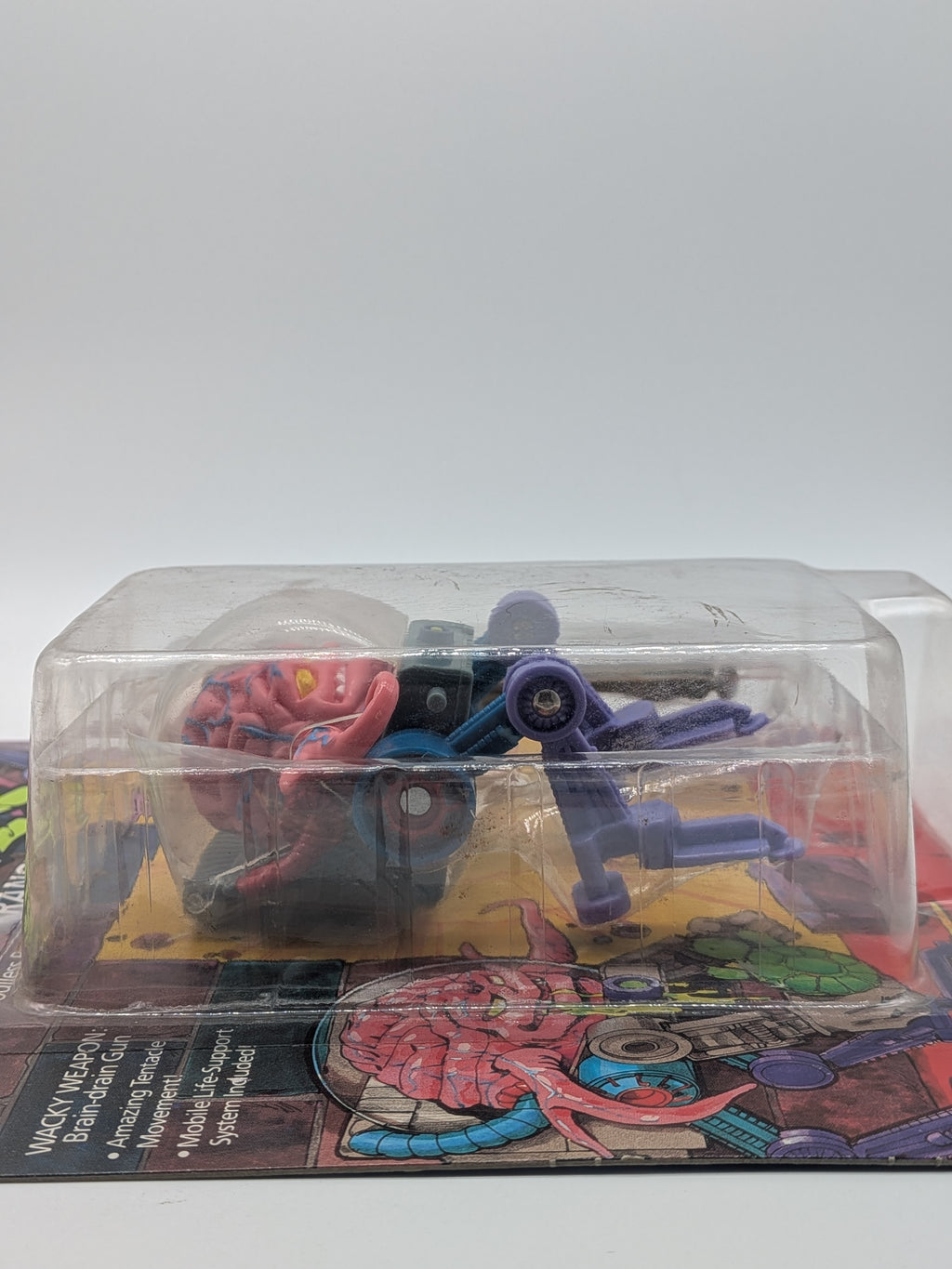 Playmates 1989 Teenage Mutant Ninja Turtles Krang - Sealed on Card