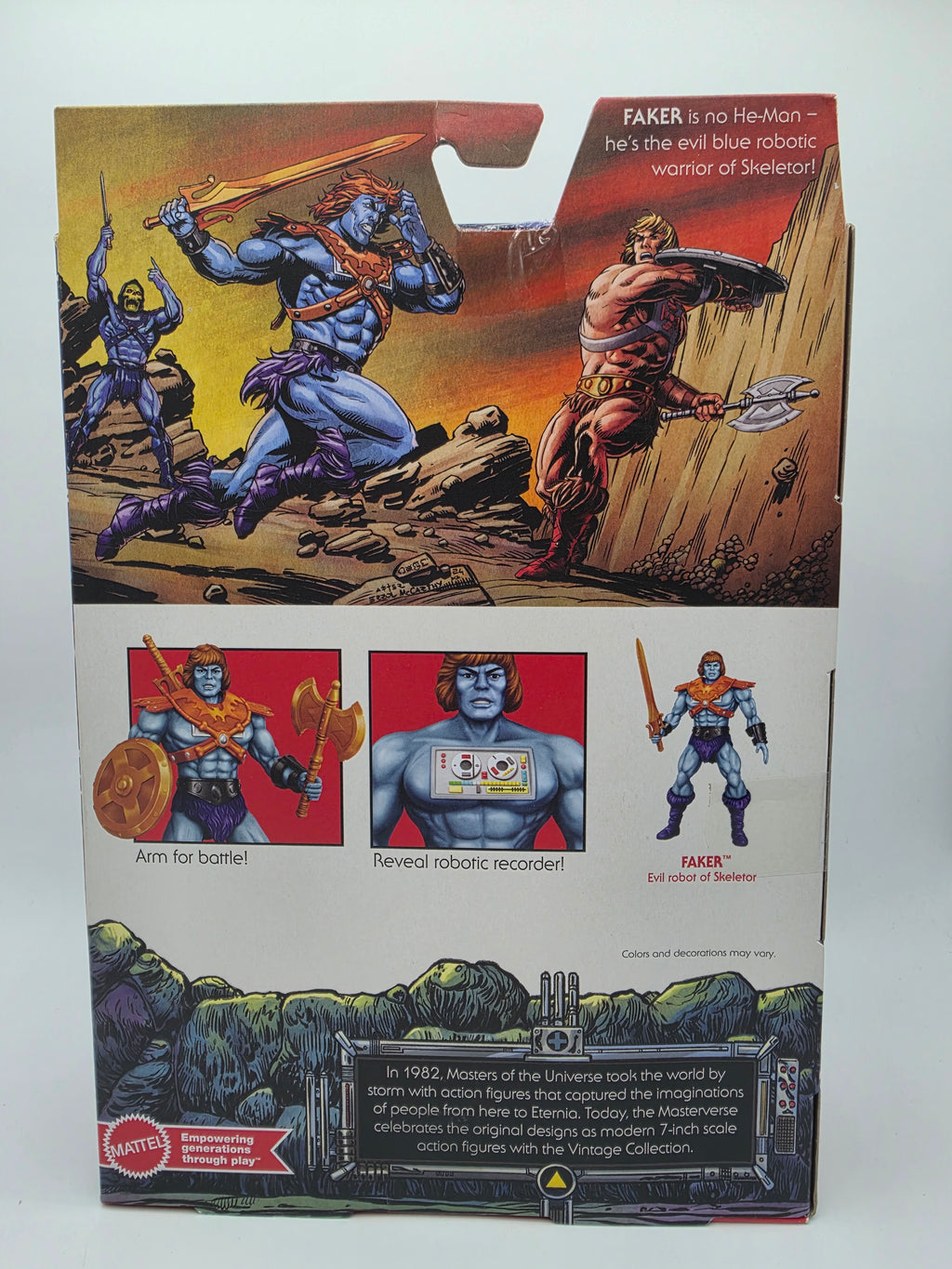 Mattel 2024 Masters of the Universe Vintage Collection Faker