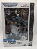 McFarlane Toys 2024 Warhammer 40,000 Ultramarines Lieutenant Titus (Platinum Edition)