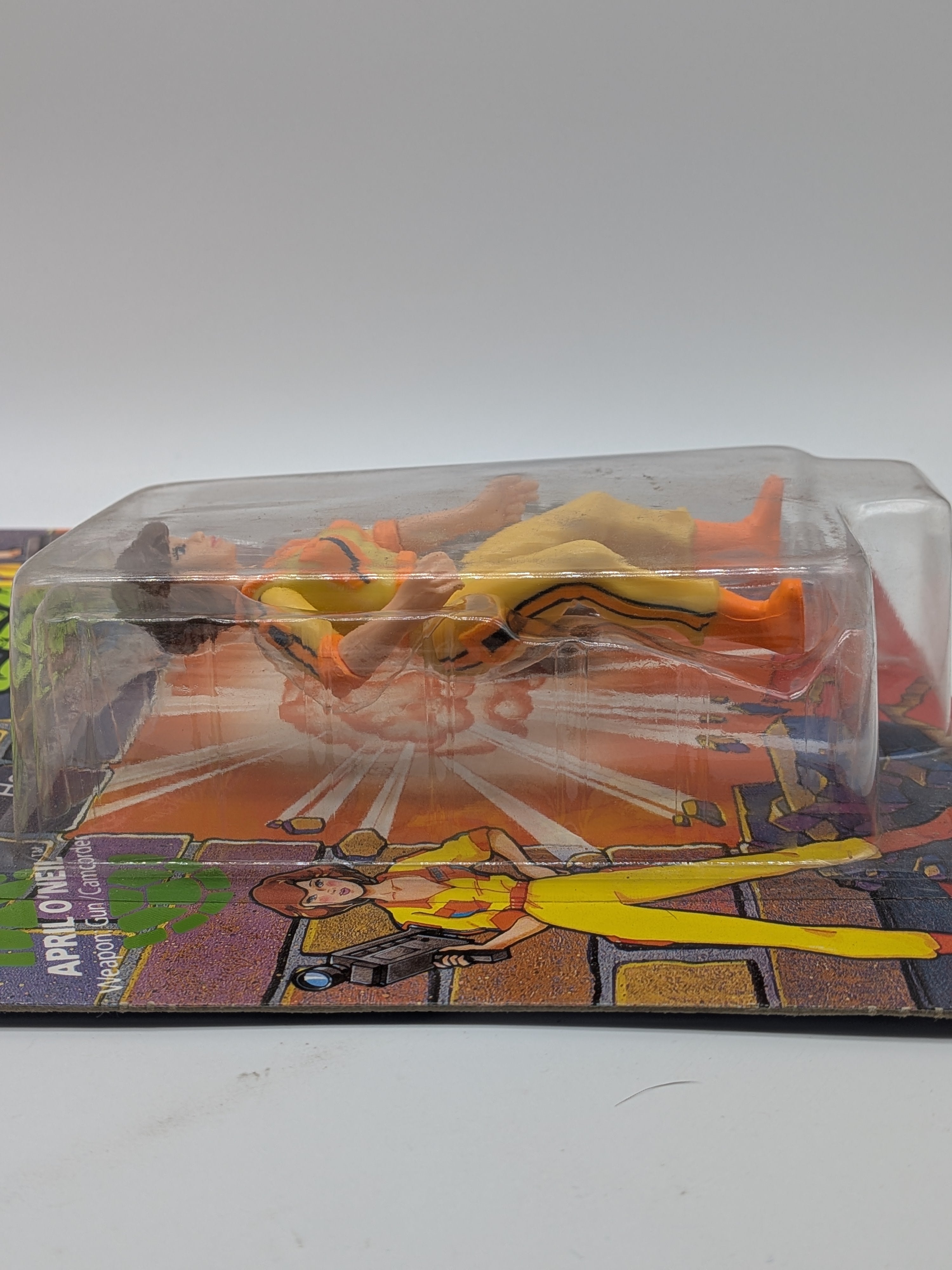 Playmates 1990 Teenage Mutant Ninja Turtles April O'Neil - Sealed and Unpunched