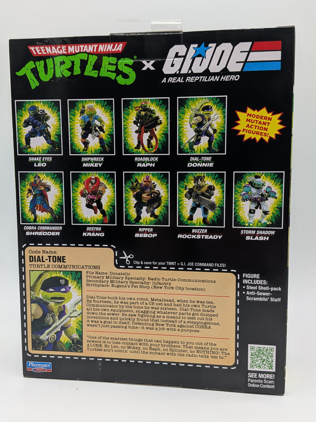 Teenage Mutant Ninja Turtles x G.I. Joe Donnie x Dial-tone Action Figure