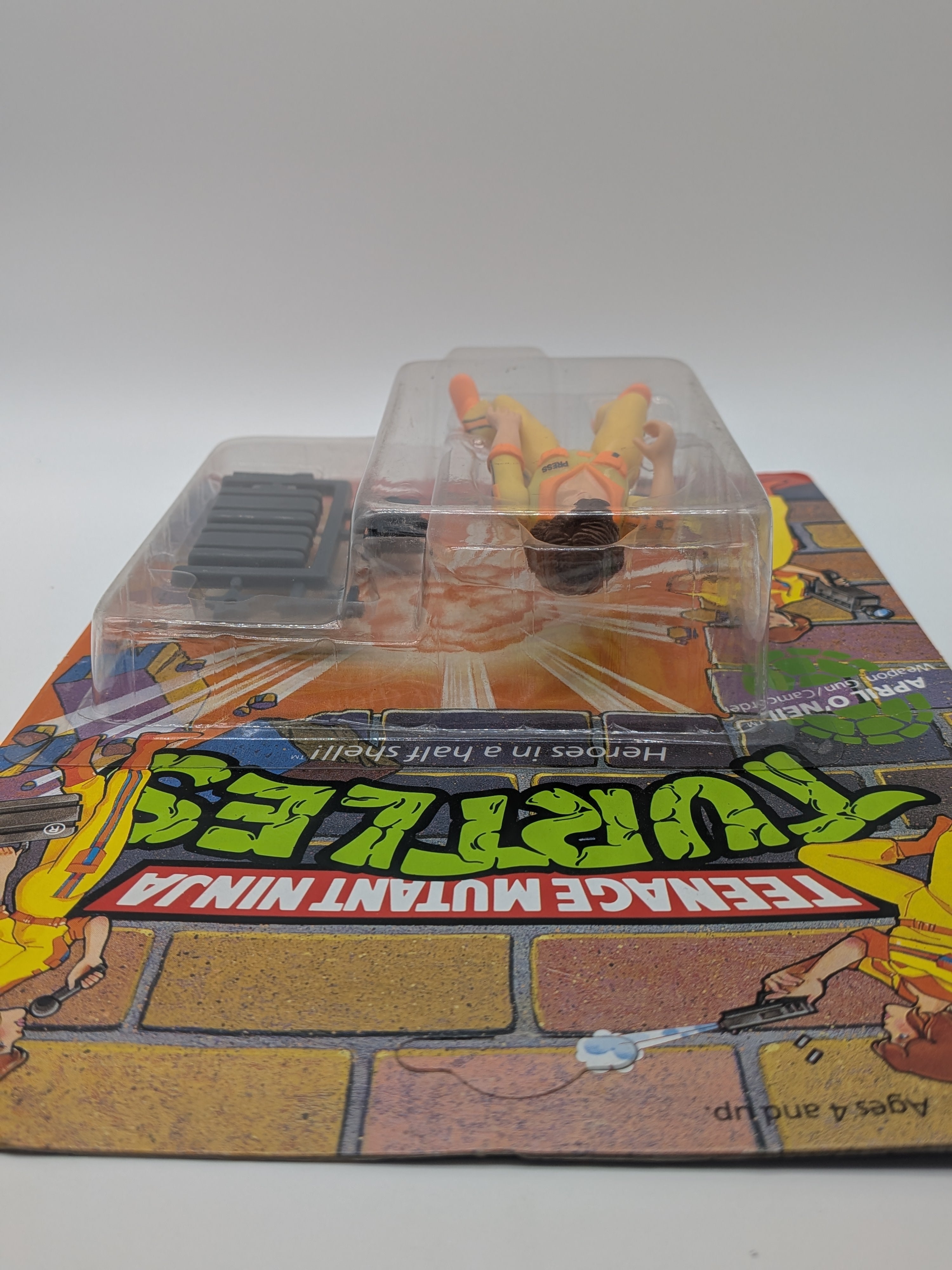 Playmates 1990 Teenage Mutant Ninja Turtles April O'Neil - Sealed and Unpunched