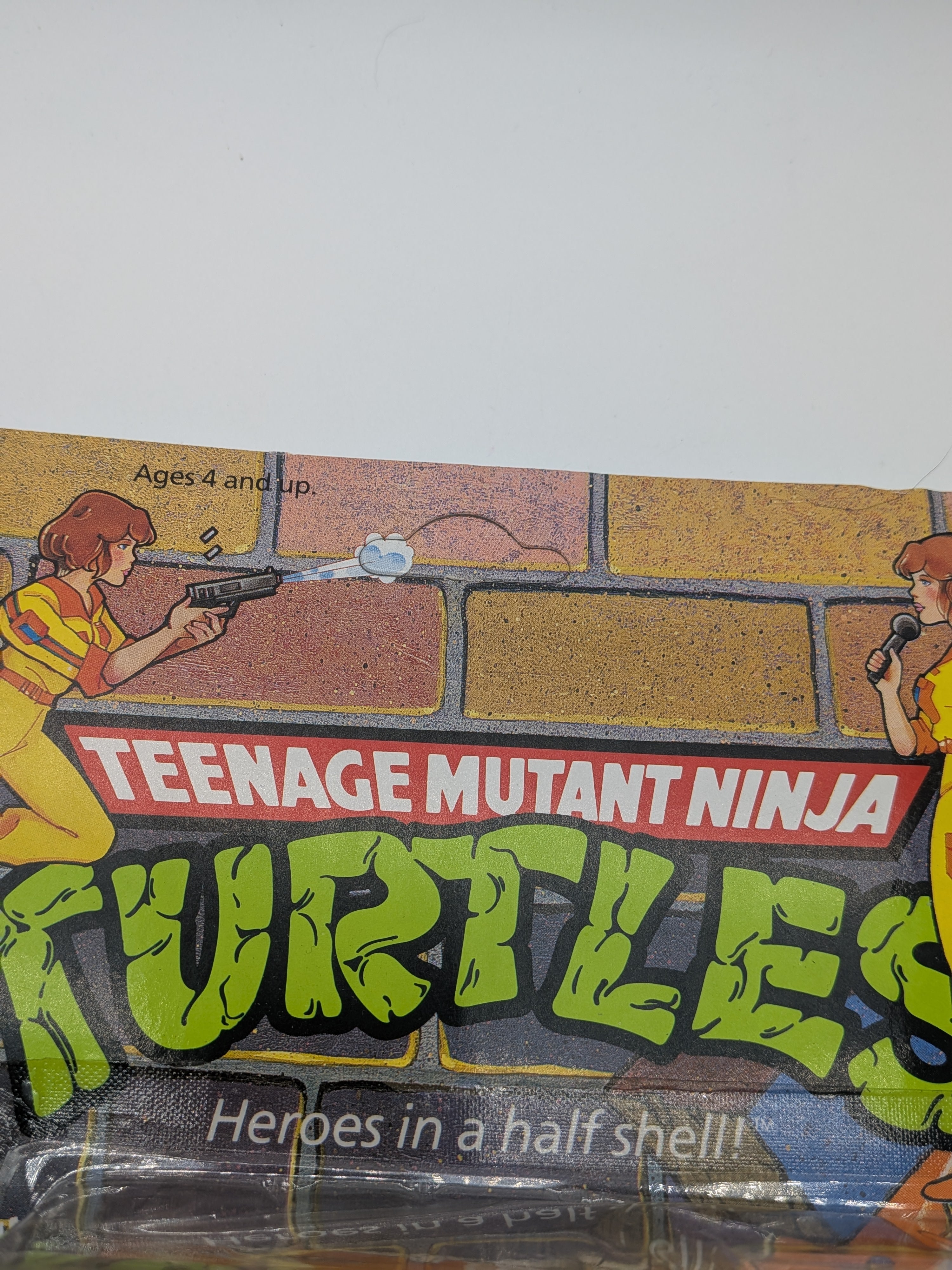 Playmates 1990 Teenage Mutant Ninja Turtles April O'Neil - Sealed and Unpunched