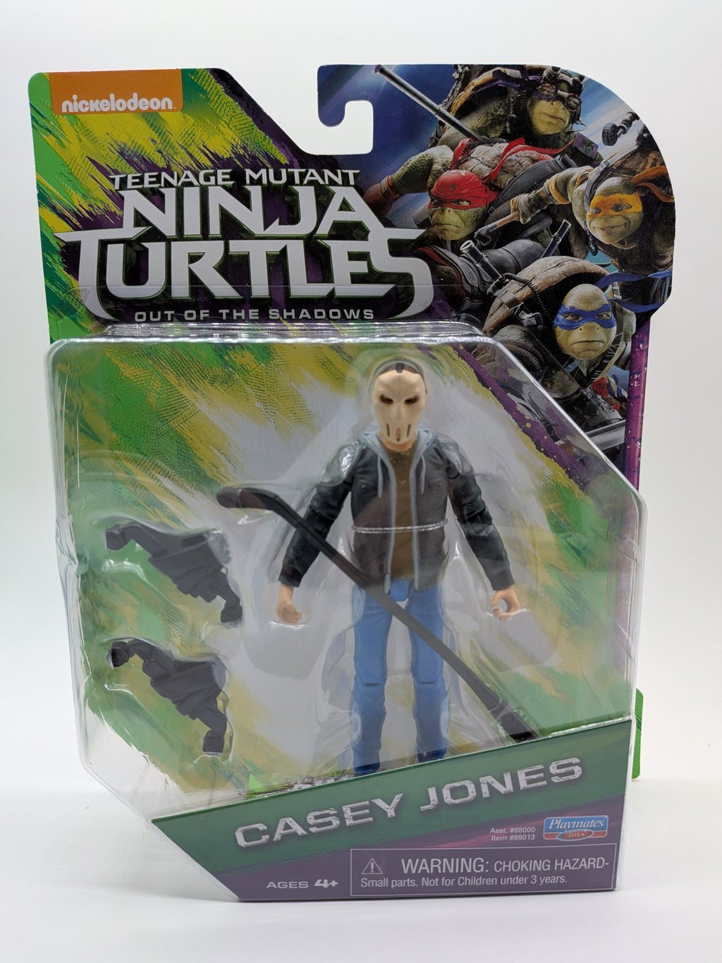 Playmates 2016 Teenage Mutant Ninja Turtles: Out of the Shadows Casey Jones Action Figure