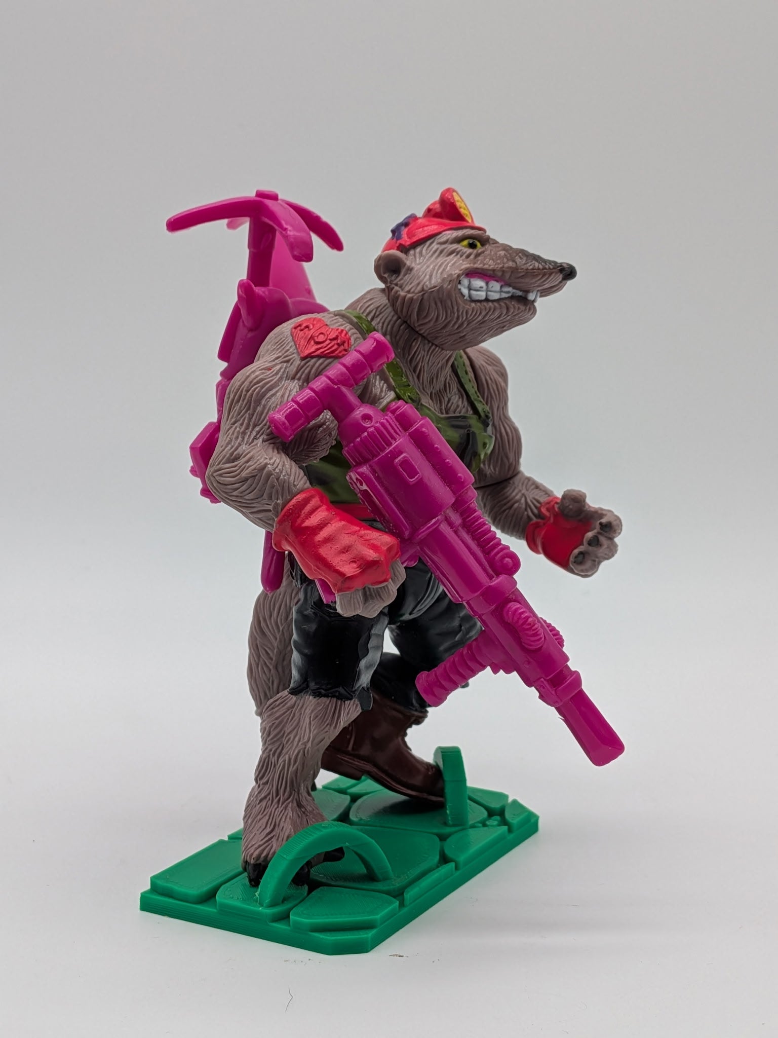 Playmates 1991 Teenage Mutant Ninja Turtles Dirt Bag - Loose (Near Complete)