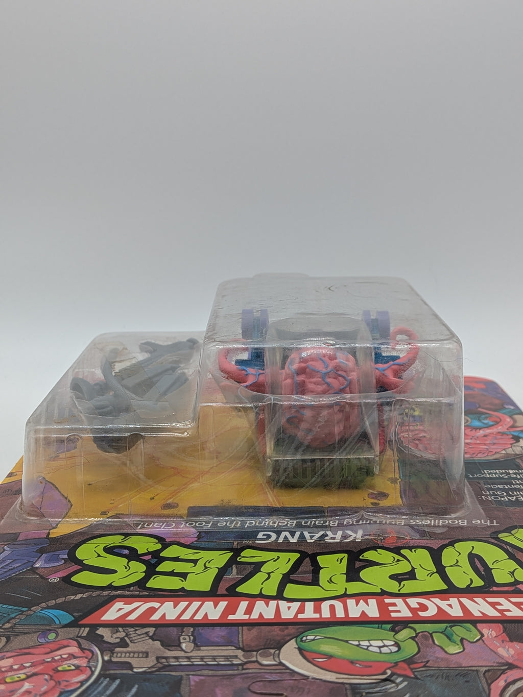 Playmates 1989 Teenage Mutant Ninja Turtles Krang - Sealed on Card