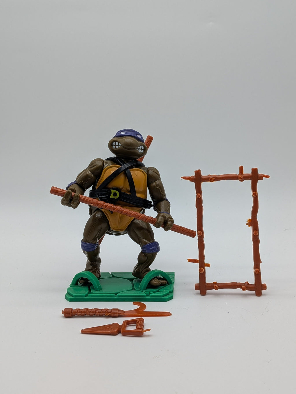 1988 Original Playmates Teenage Mutant Ninja Turtles - Donatello (Hard Head)