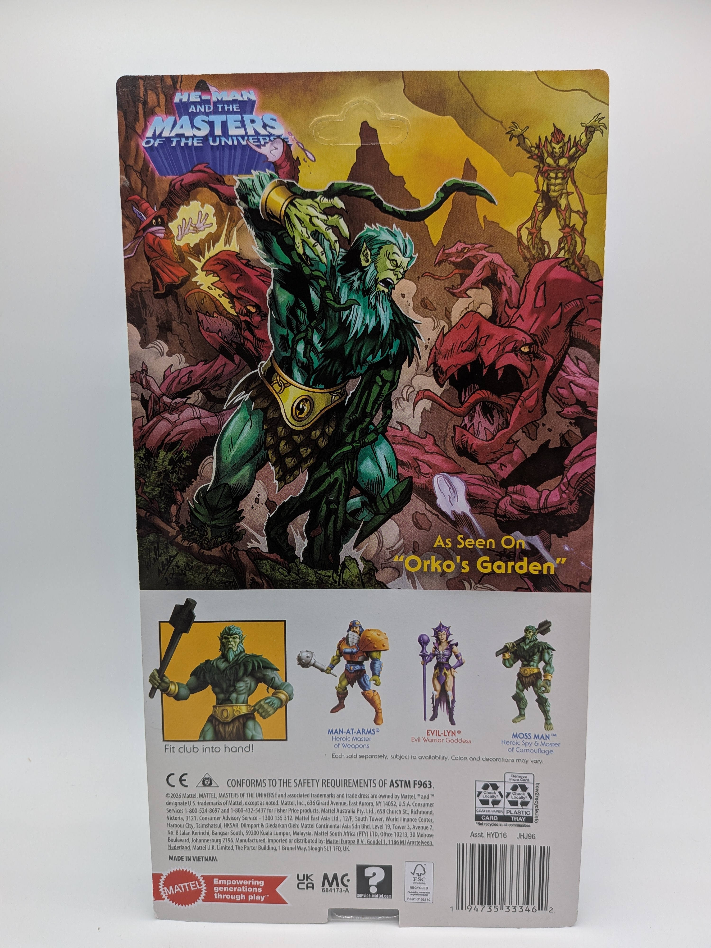 Mattel 2026 Masters of the Universe Origins Cartoon Collection 200x Moss Man
