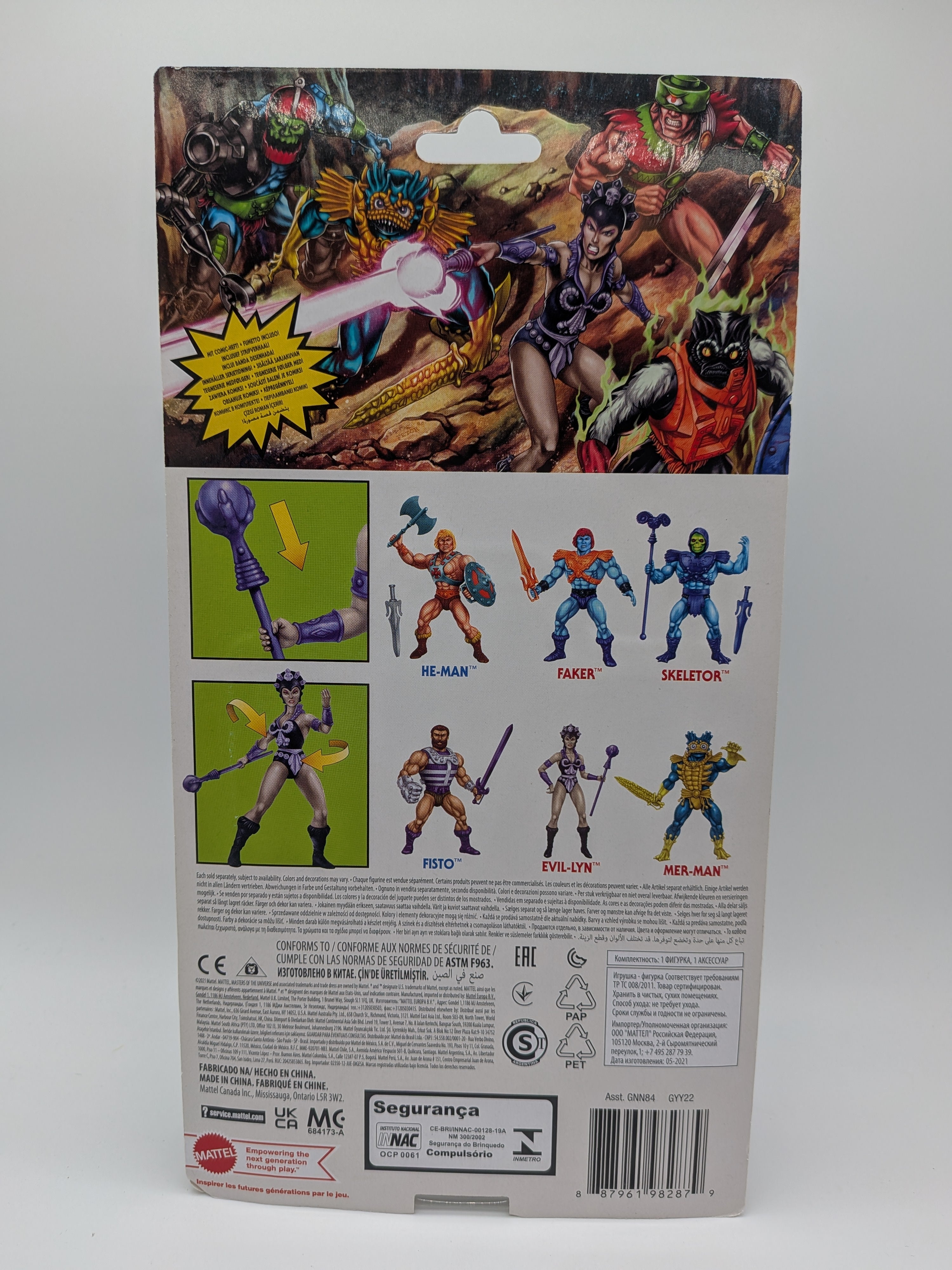 Mattel 2021 Masters of the Universe Origins Evil-Lyn Action Figure