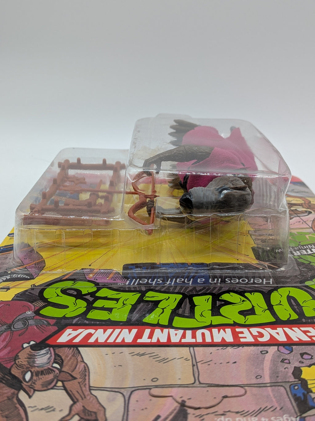 Playmates 1988 Teenage Mutant Ninja Turtles Splinter 10-Back Unpunched Action Figure