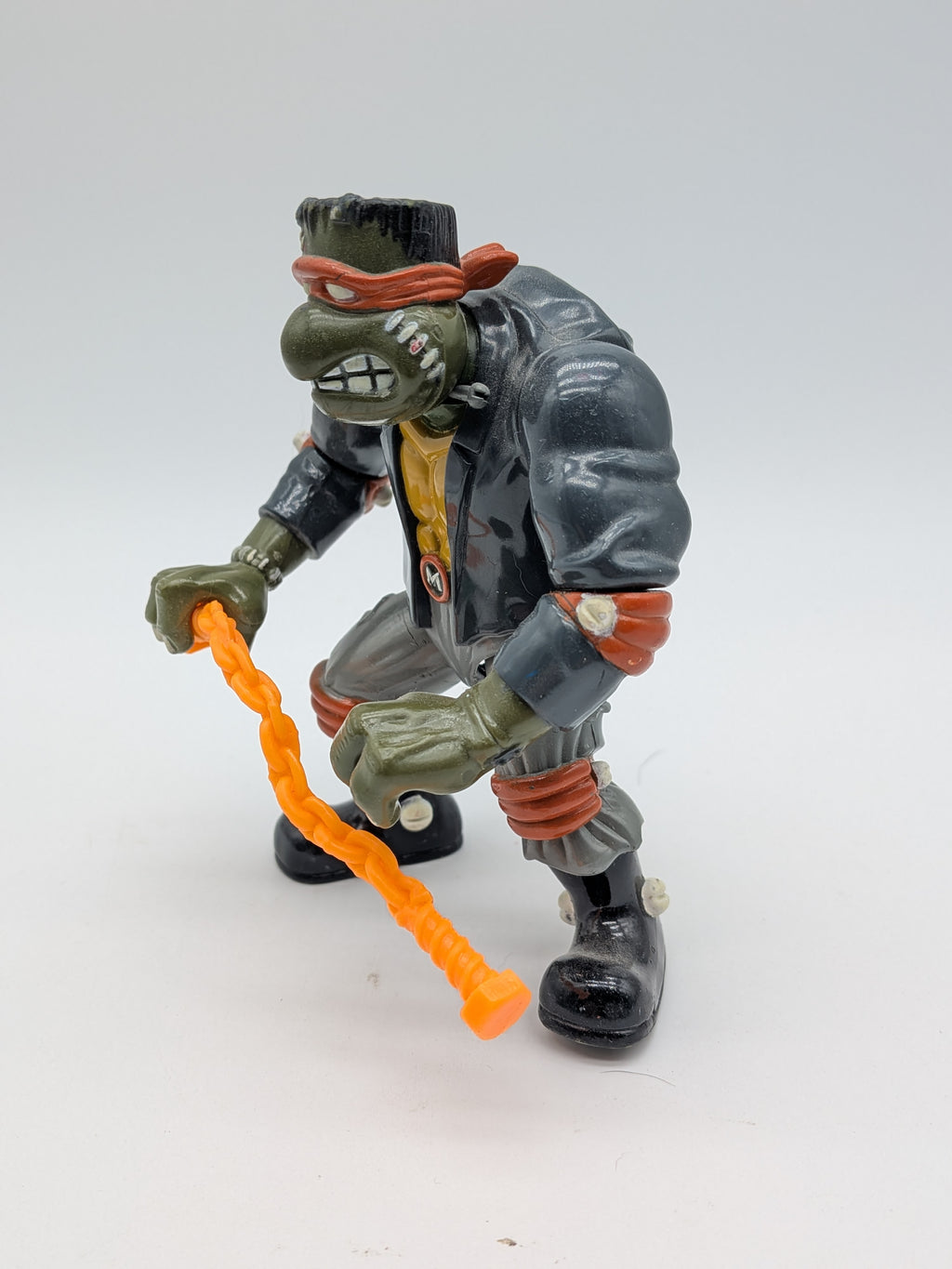 Playmates 1993 Teenage Mutant Ninja Turtles Mikey as Frankenstein - Loose (Incomplete)