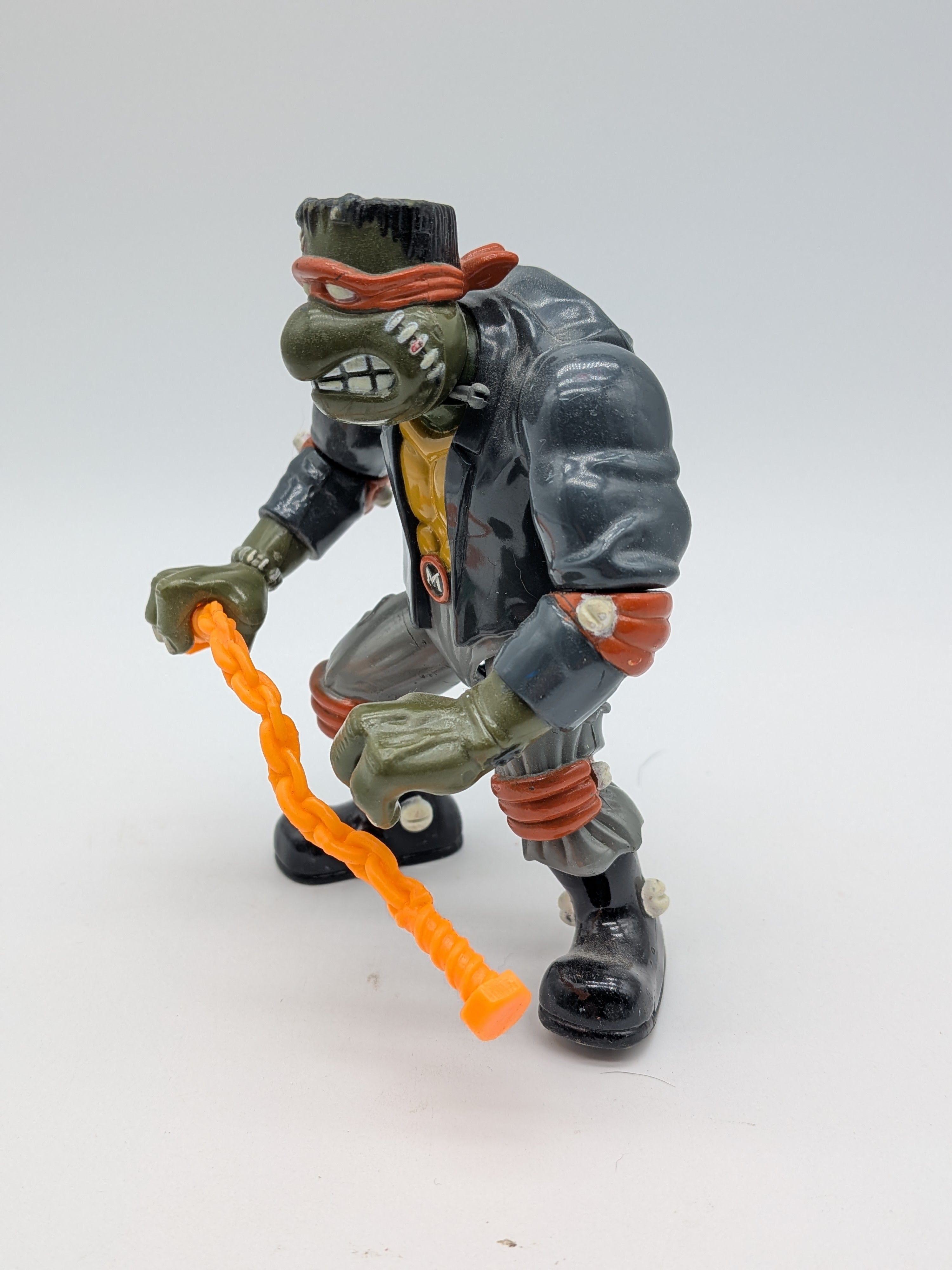 Playmates 1993 Teenage Mutant Ninja Turtles Mikey as Frankenstein - Loose (Incomplete)