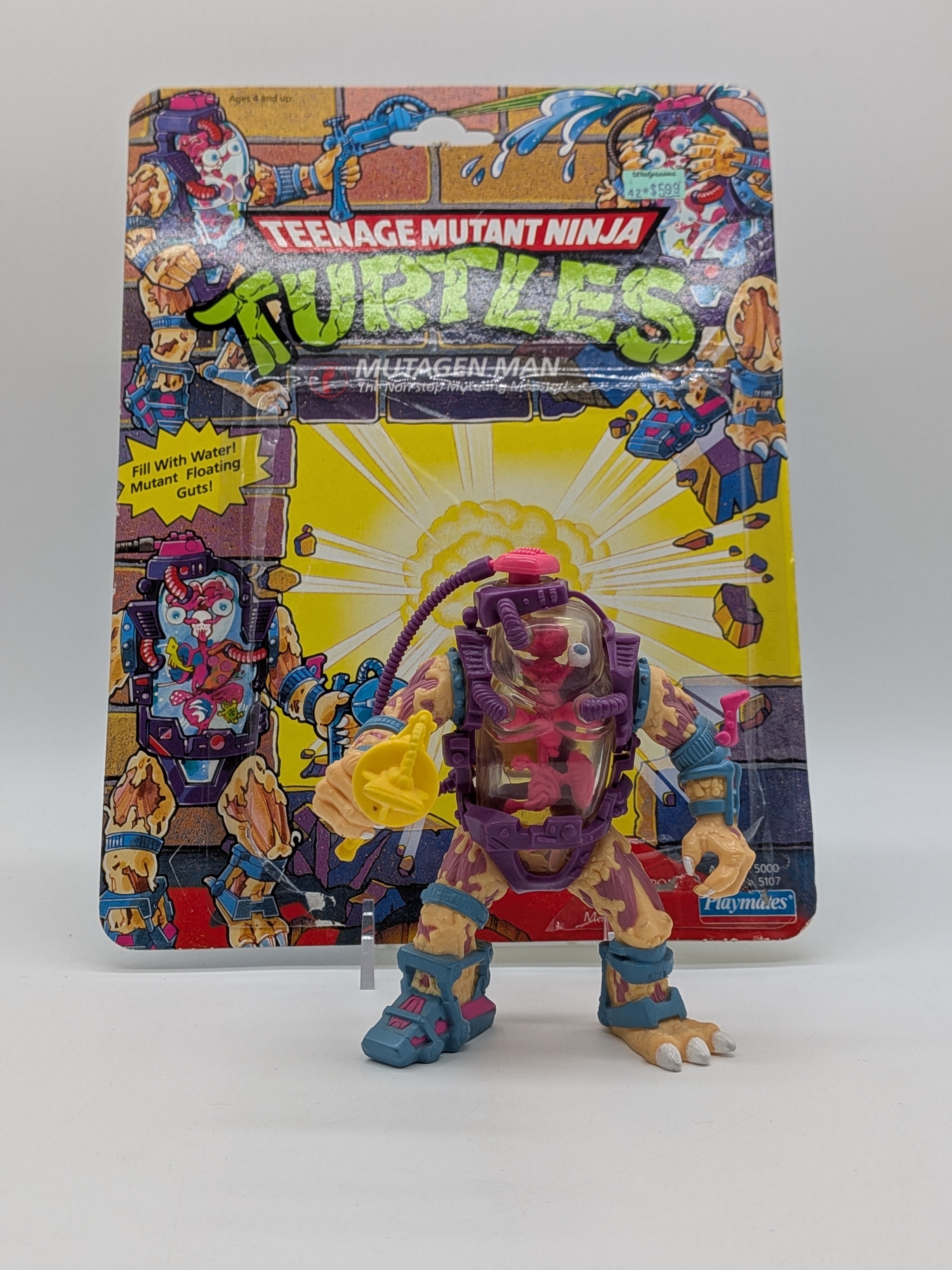 Playmates 1990 Teenage Mutant Ninja Turtles - Mutagen Man - Loose