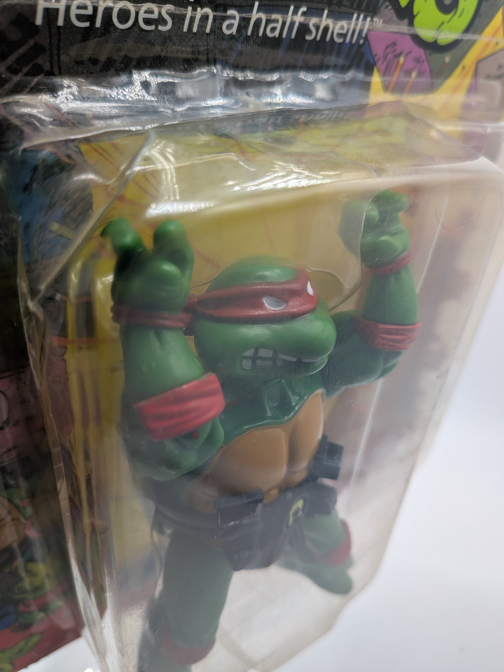 Playmates 1988 Teenage Mutant Ninja Turtles Raphael - Sealed in Card