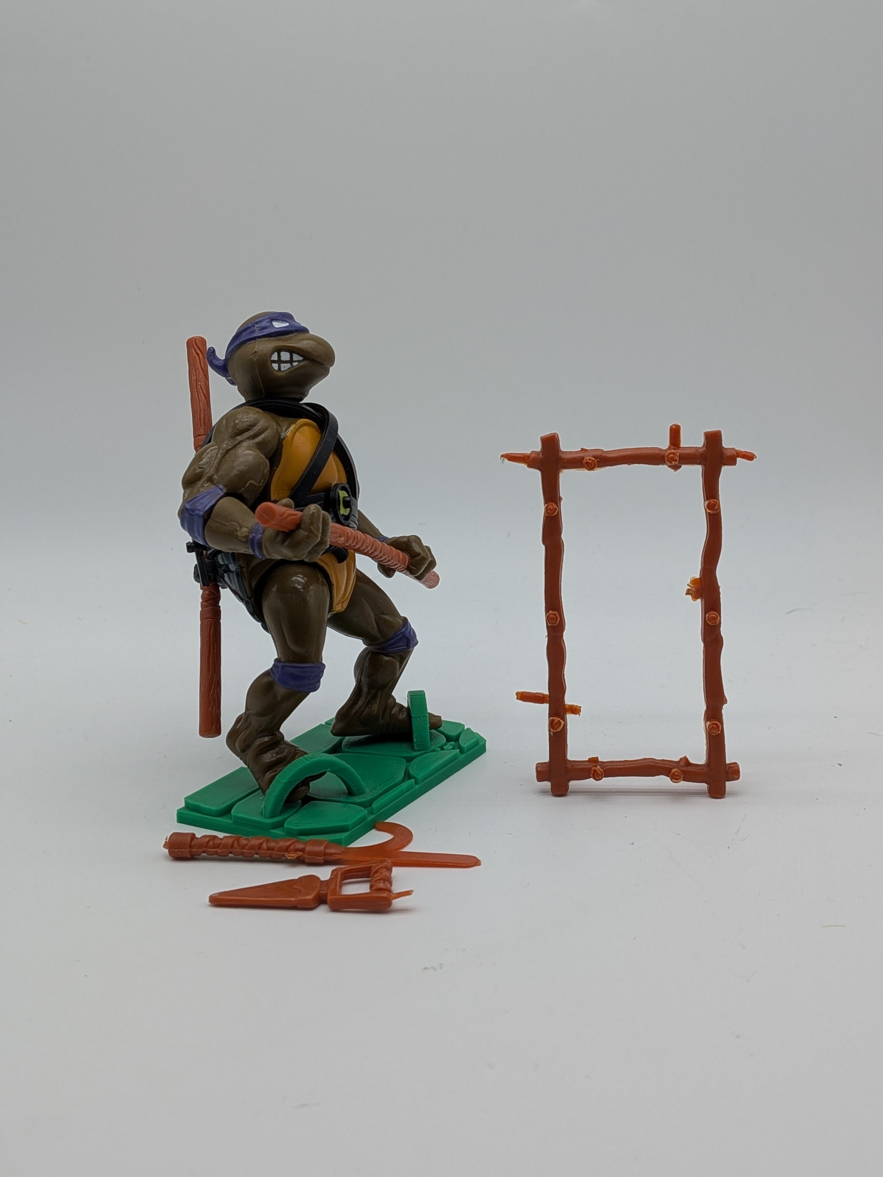 1988 Original Playmates Teenage Mutant Ninja Turtles - Donatello (Hard Head)