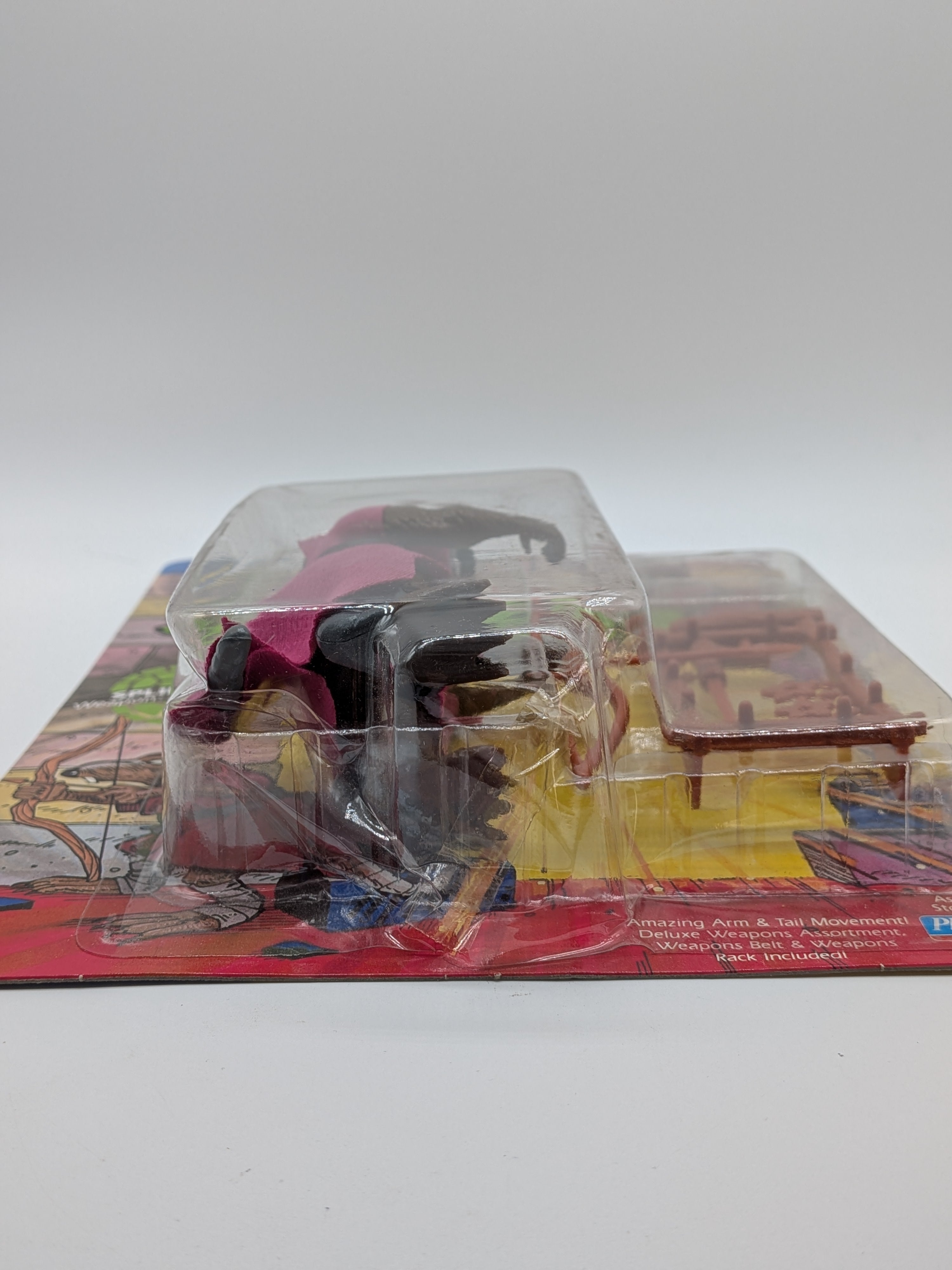 Playmates 1988 Teenage Mutant Ninja Turtles Splinter 10-Back Unpunched Action Figure