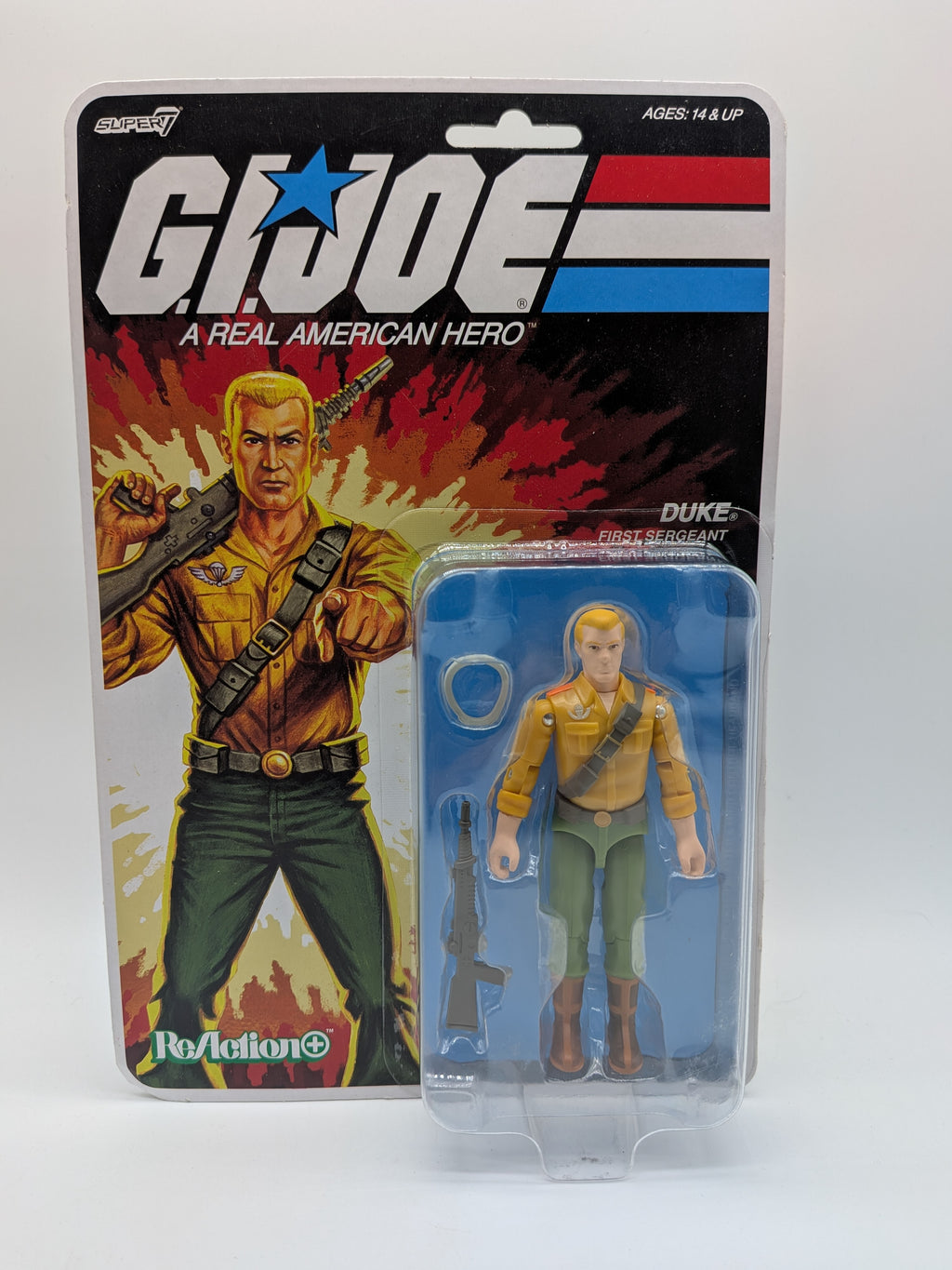 Super7 2025 ReAction G.I. Joe Duke First Sergeant 3.75" O-Ring