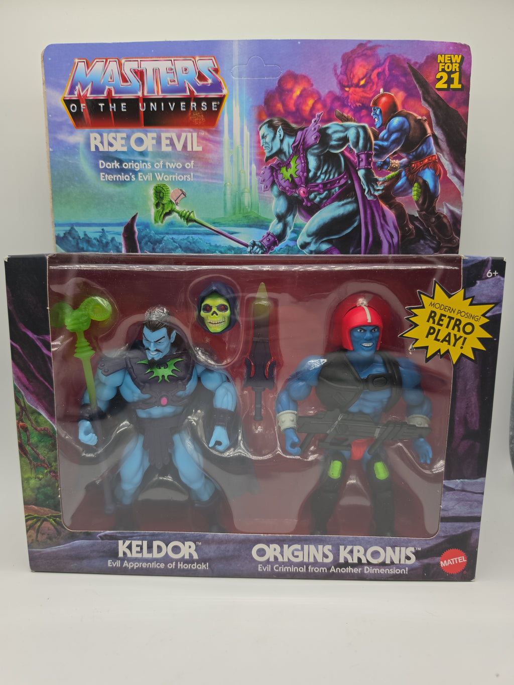Mattel 2020 Masters of the Universe Origins Keldor & Kronis Retro Play Action Figures