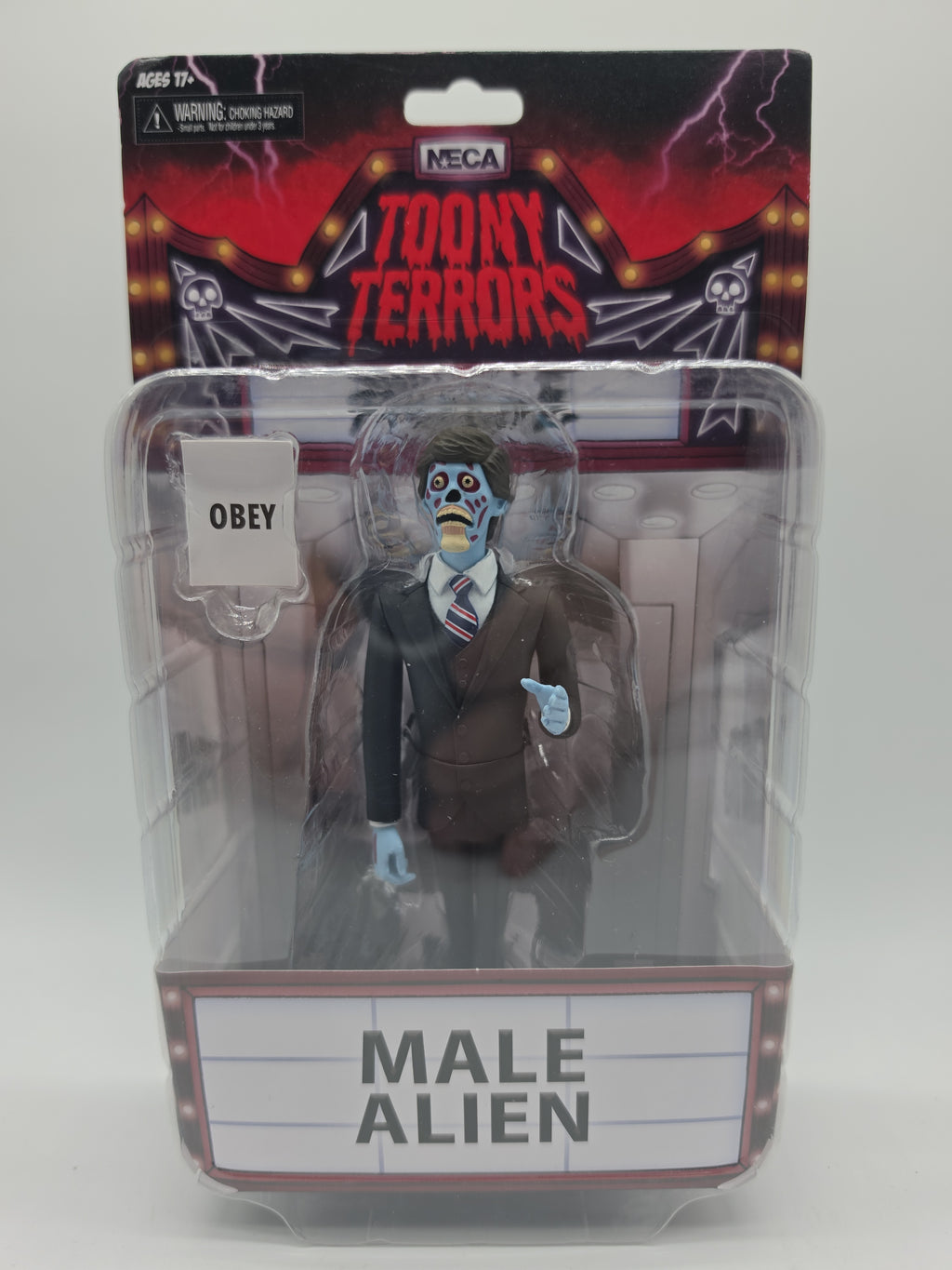 NECA 2024 Toony Terrors They Live Male Alien Action Figure
