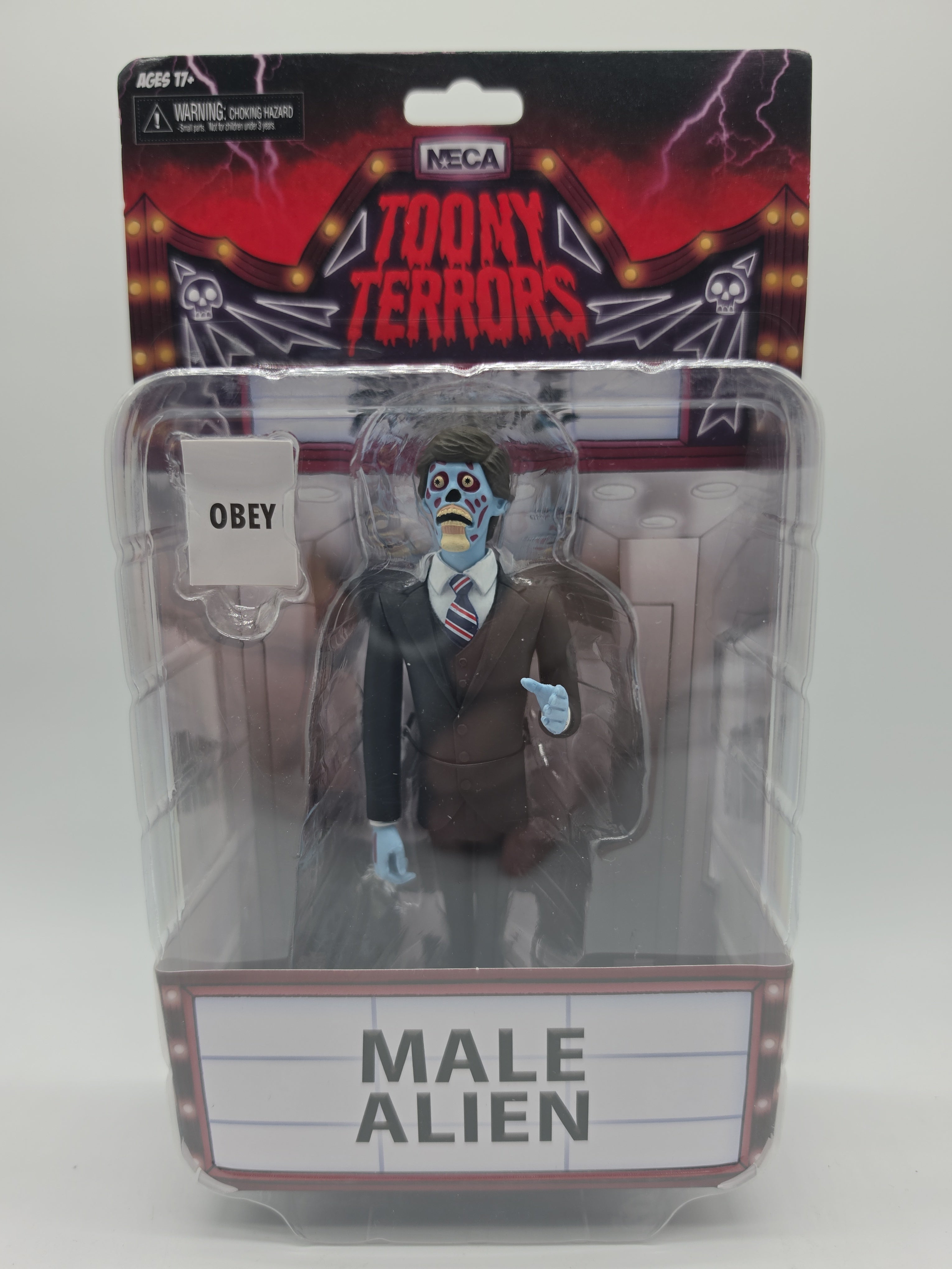 NECA 2024 Toony Terrors They Live Male Alien Action Figure