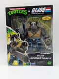 Teenage Mutant Ninja Turtles x G.I. Joe Rocksteady x Buzzer Action Figure
