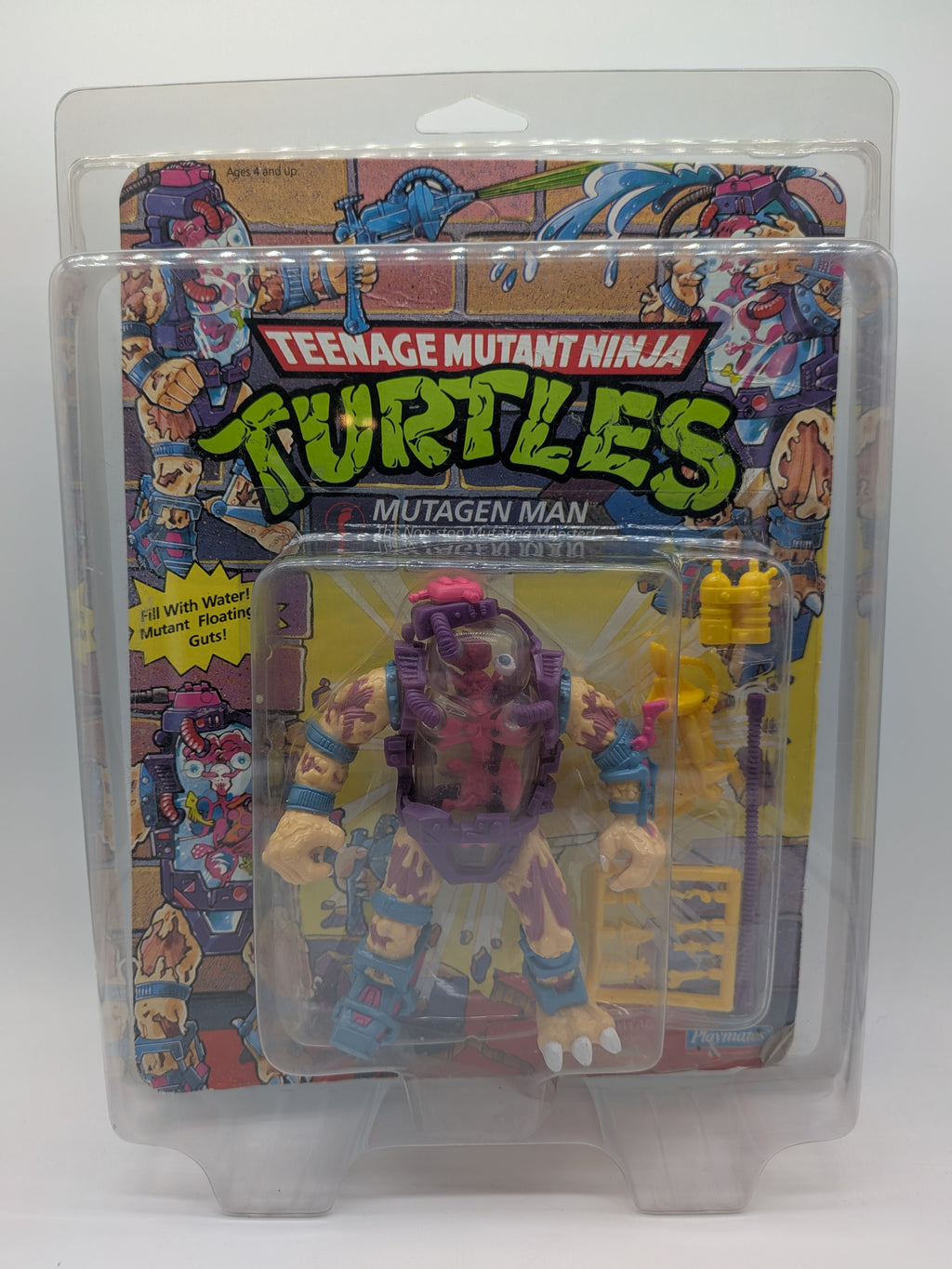 Playmates 1990 Teenage Mutant Ninja Turtles Mutagen Man - New on Card